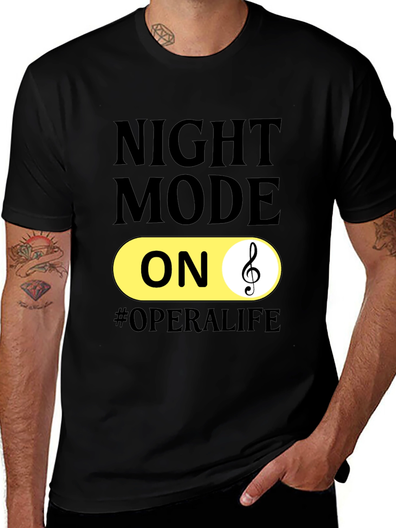 Variant 23 of Night Mode ON #OPERALIFE T-Shirt