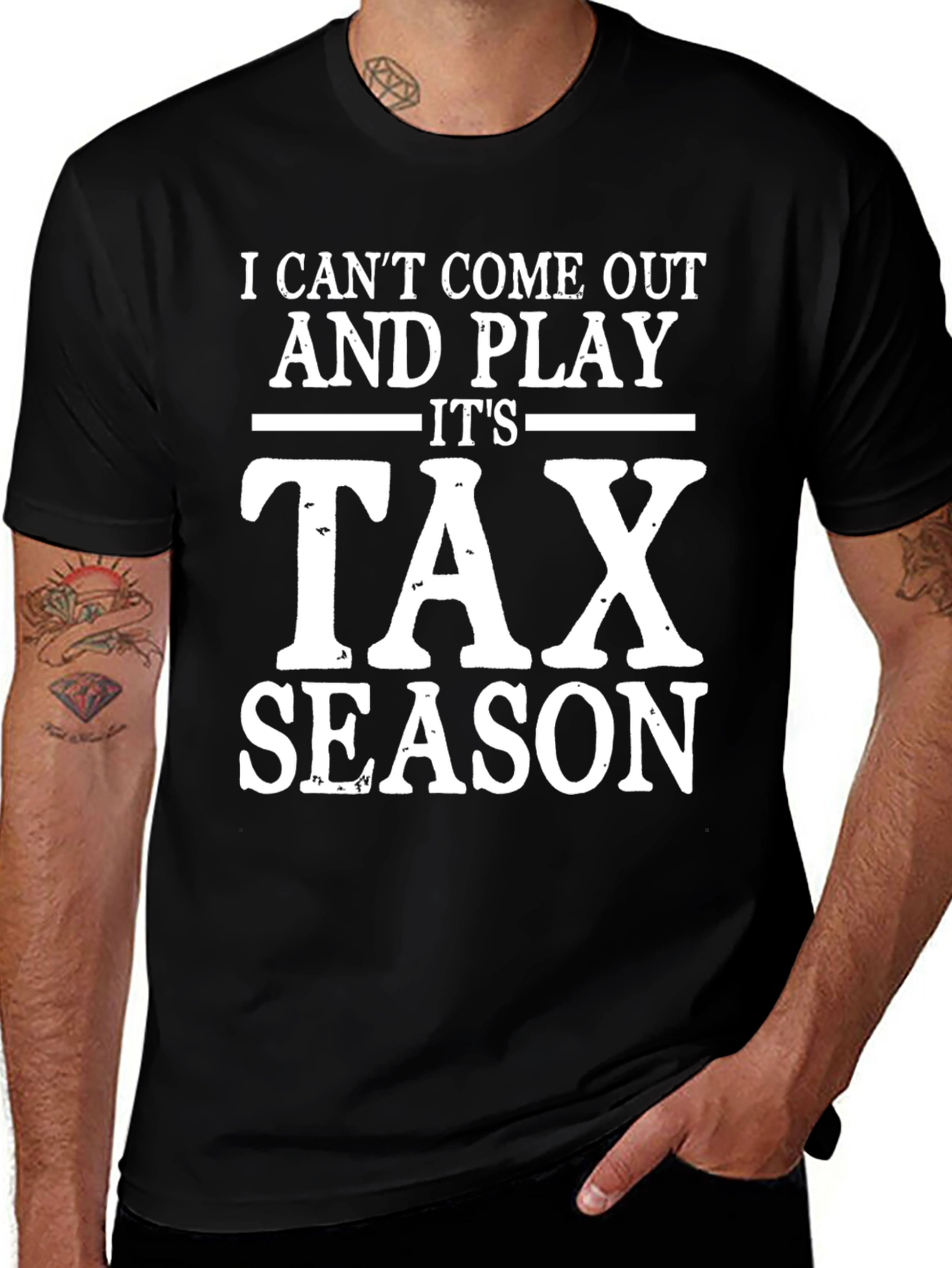Variant 13 of Tax Season T-Shirt - Play Later!