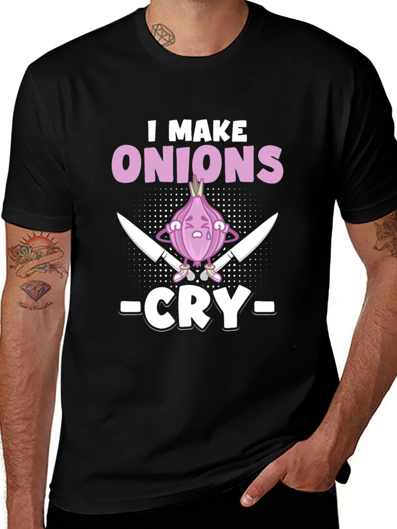 Variant 14 of Funny Onion T-Shirt - I Make Onions Cry