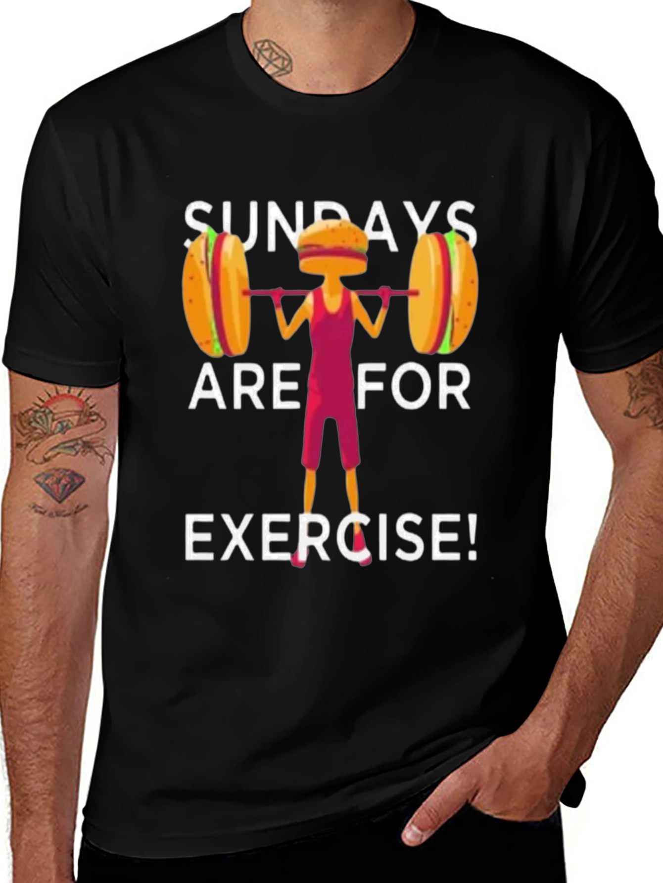 Variant 17 of Funny Sundays are for Exercise T-Shirt