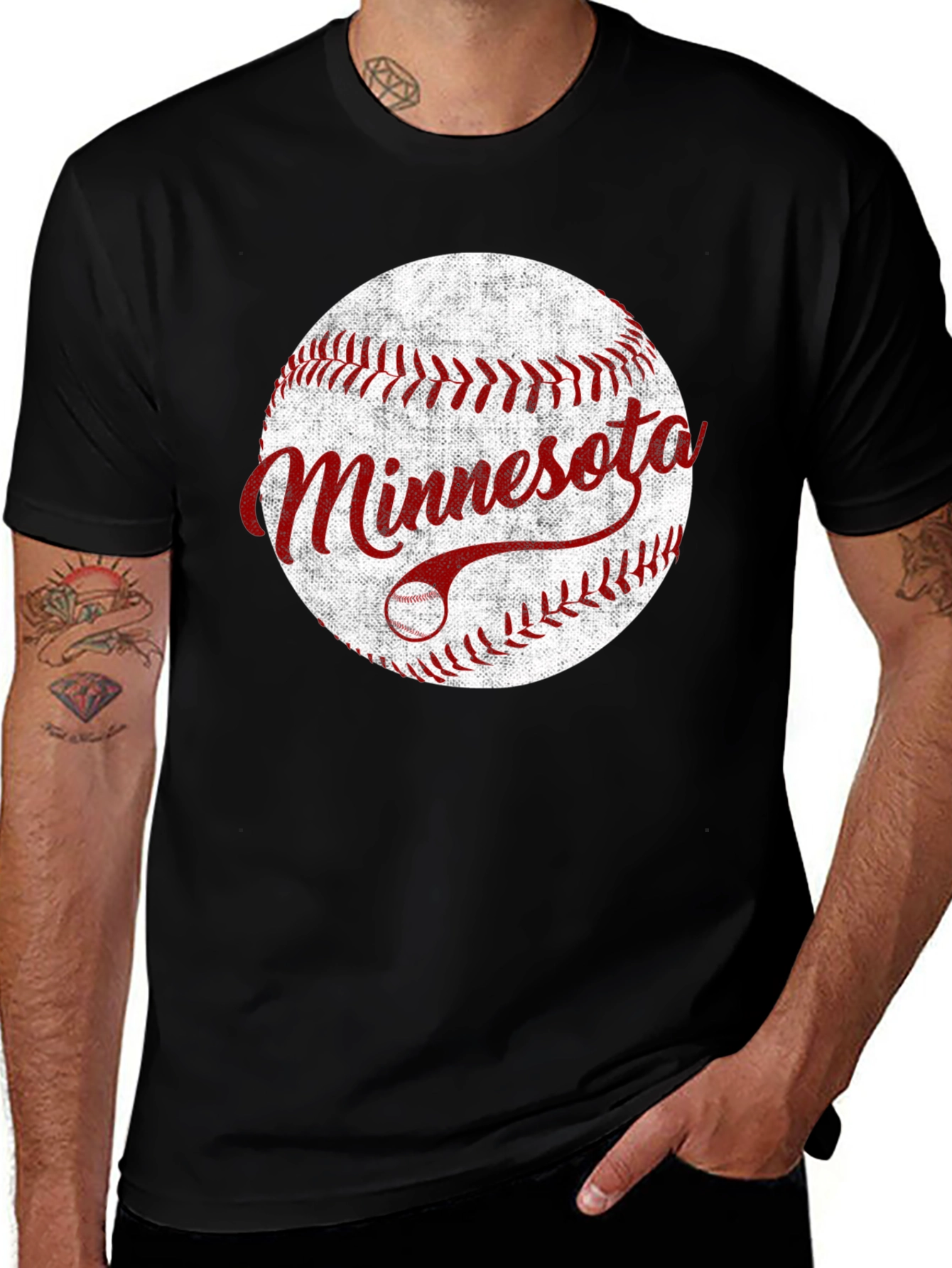 Variant 23 of Minnesota Baseball Graphic Tee