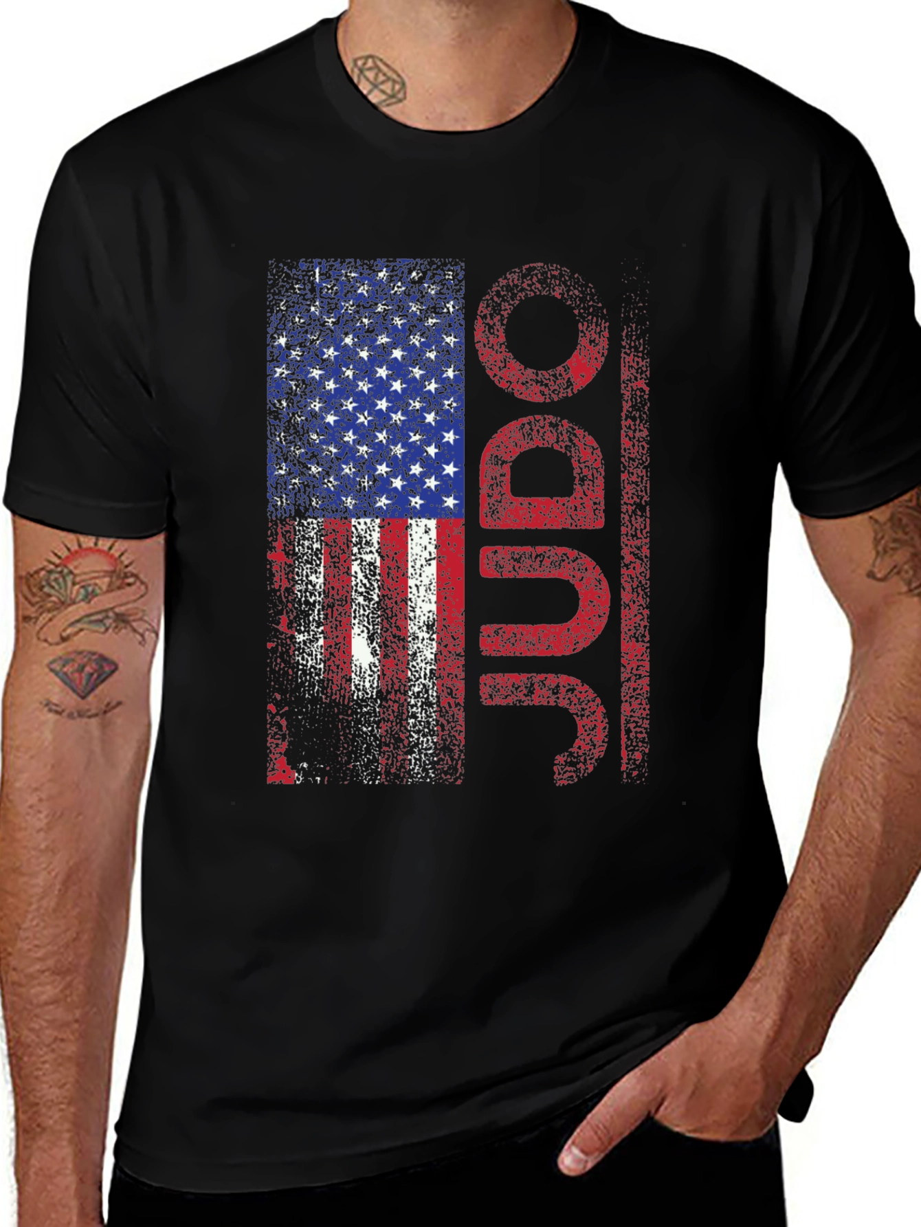 Variant 9 of American Flag Judo T-Shirt