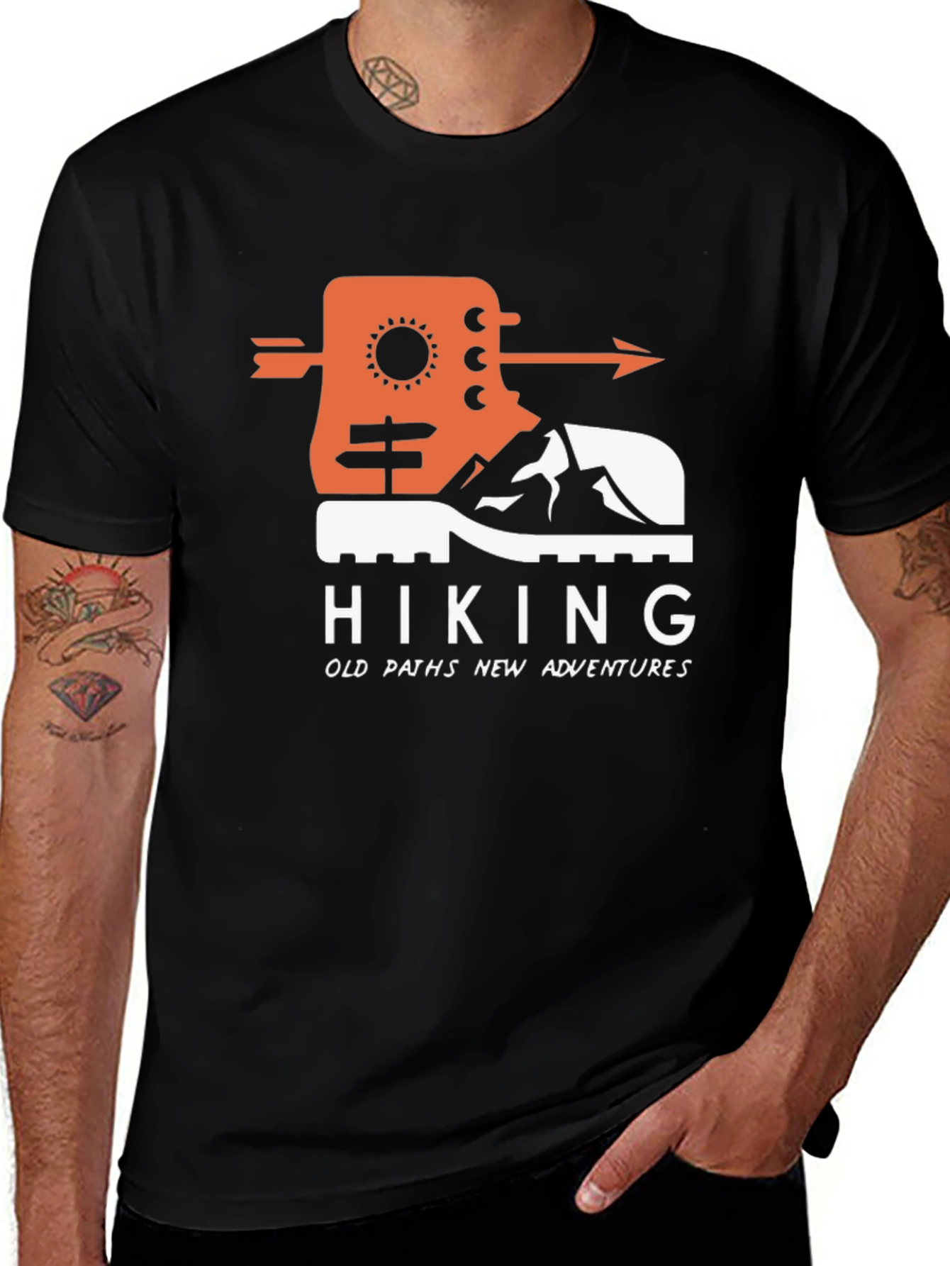 Variant 8 of Hiking Adventure T-Shirt - Old Paths, New Adventures