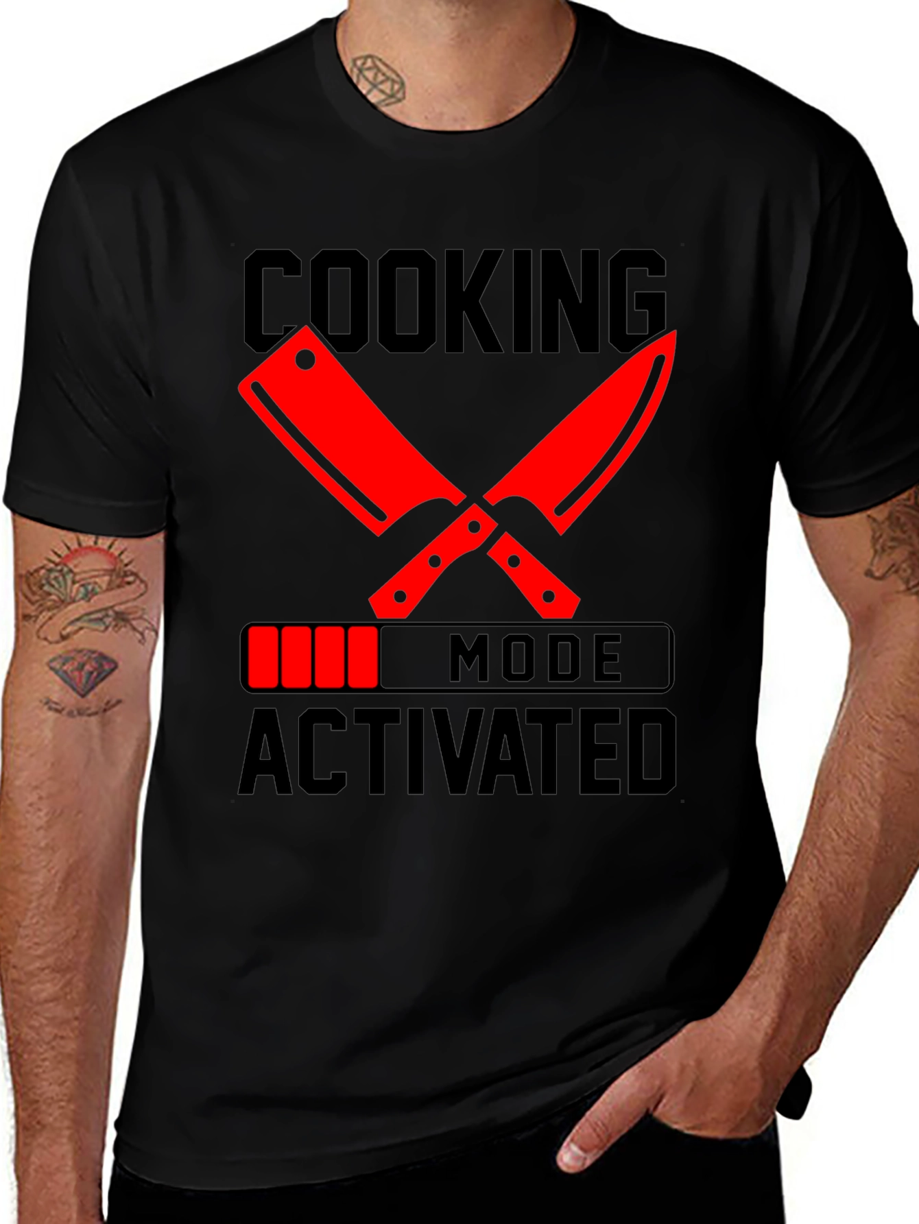 Variant 24 of Cooking Mode Activated Graphic T-Shirt