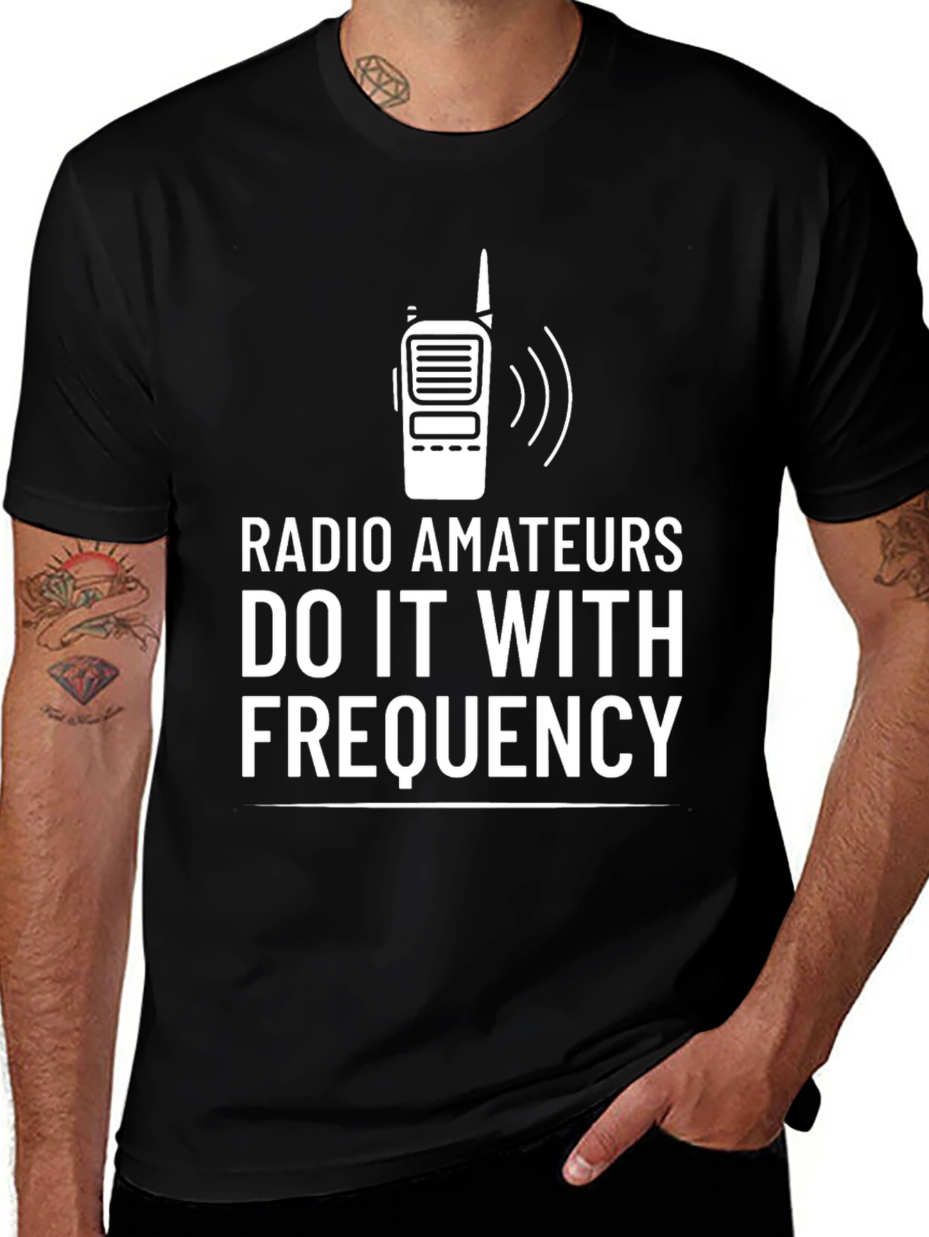 Variant 18 of Radio Amateur Frequency T-Shirt