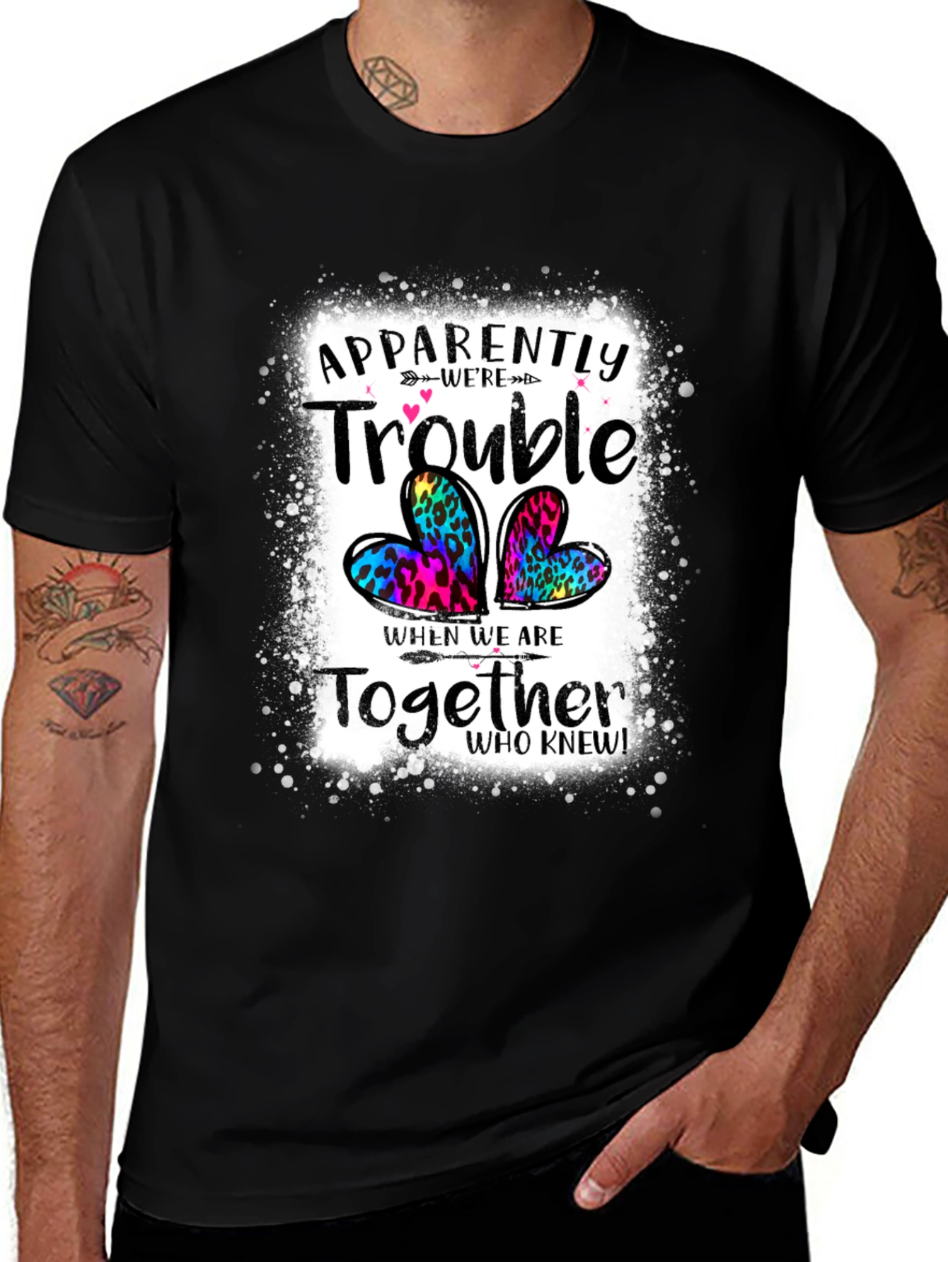Variant 17 of Apparently Trouble Together Graphic Tee
