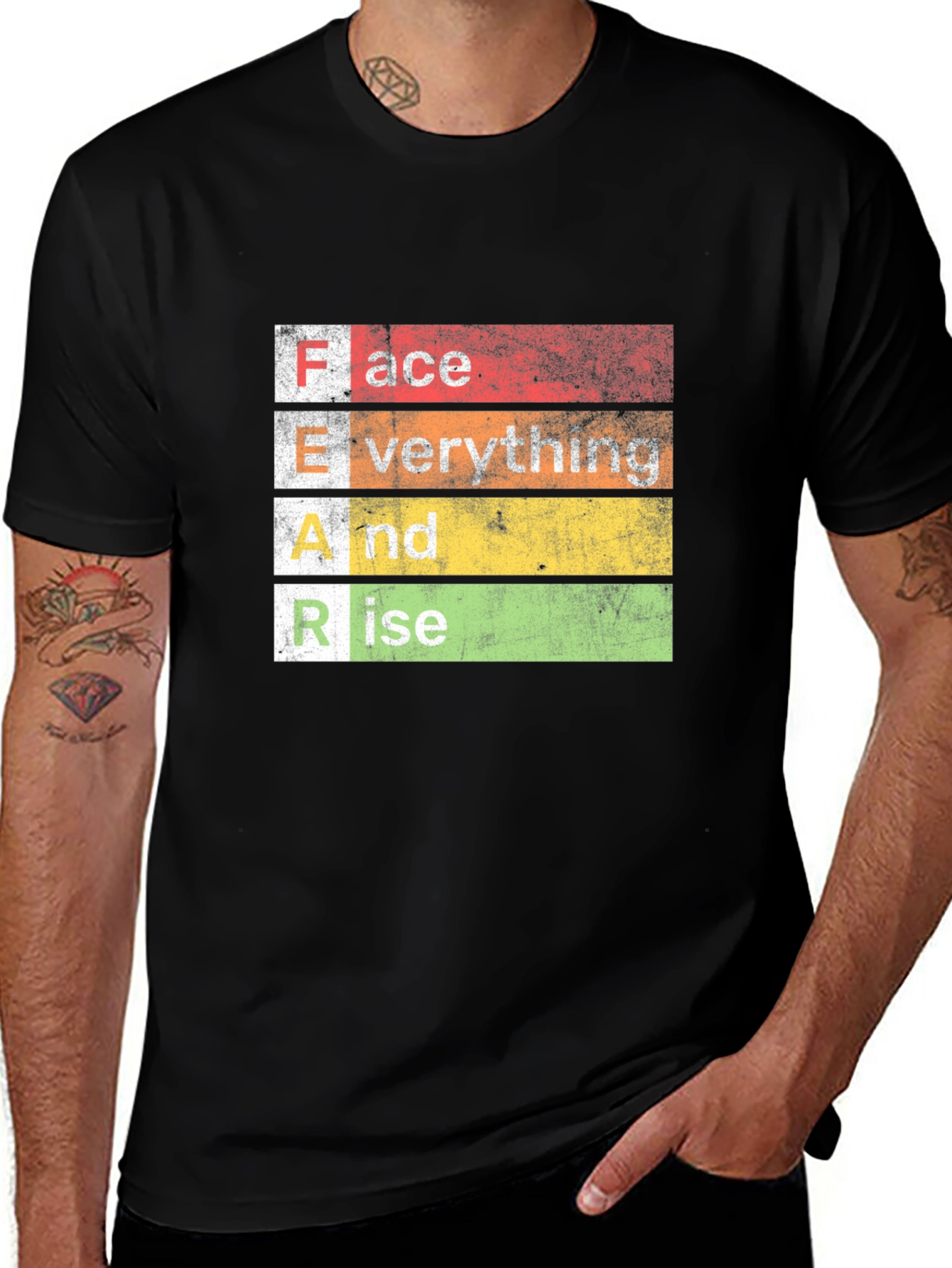 Variant 28 of FEAR Face Everything And Rise Graphic Tee
