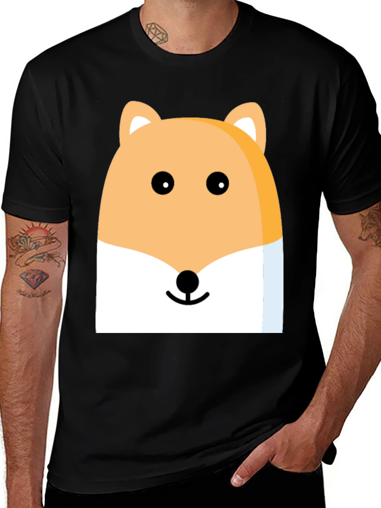 Variant 22 of Cute Cartoon Animal Graphic Tee