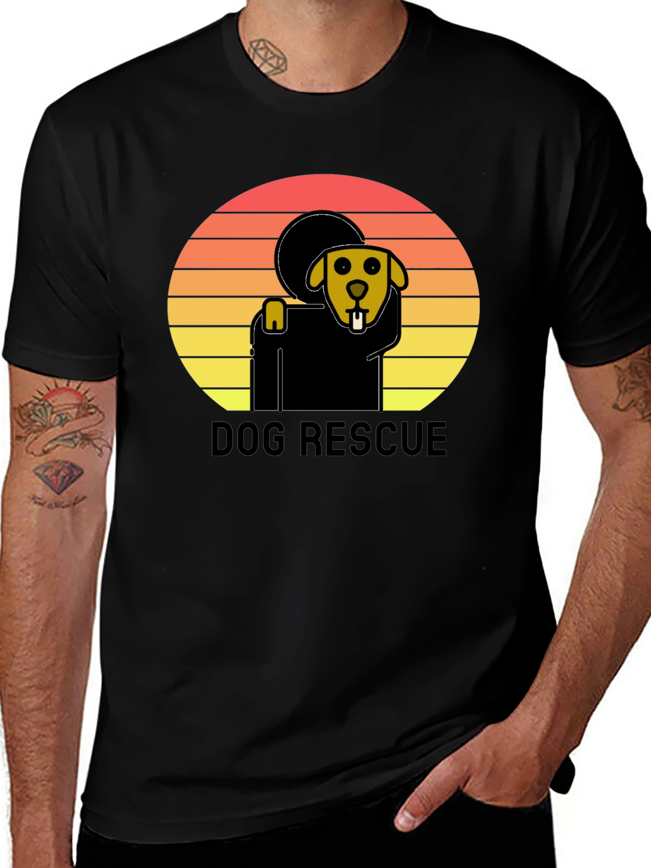 Variant 23 of Dog Rescue Graphic T-Shirt