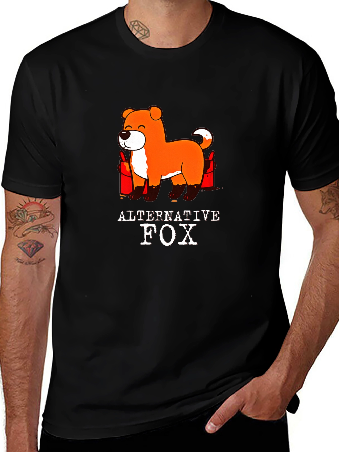 Variant 10 of Alternative Fox Graphic T-Shirt