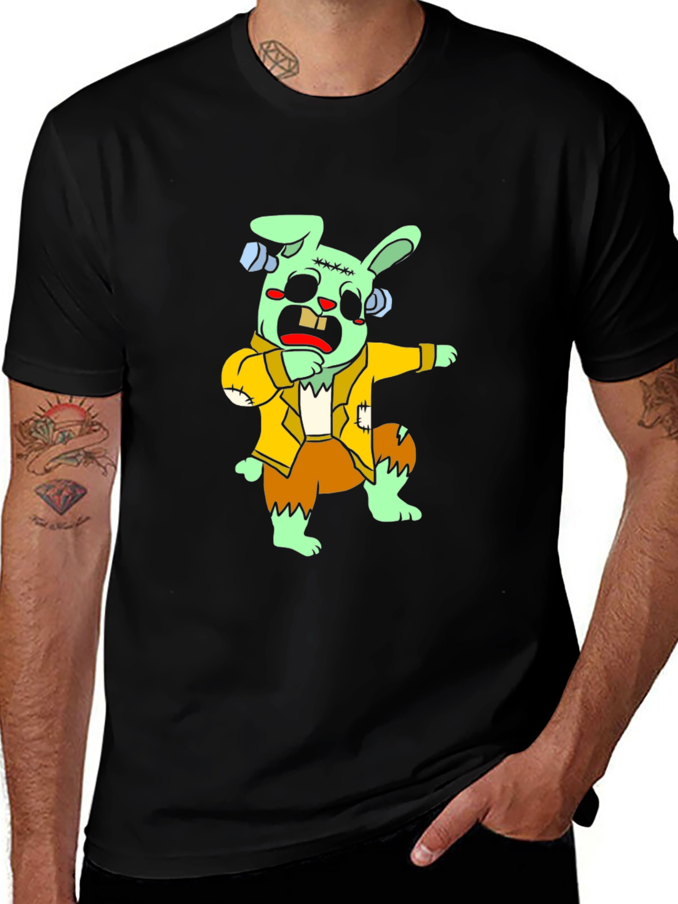 Variant 19 of Zombie Bunny Dab T-Shirt