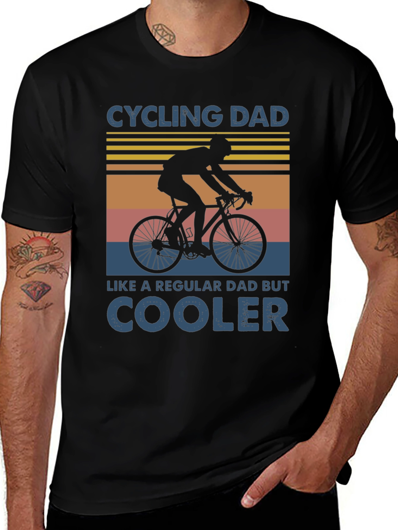 Variant 22 of Cycling Dad T-Shirt - Cool Dad Style