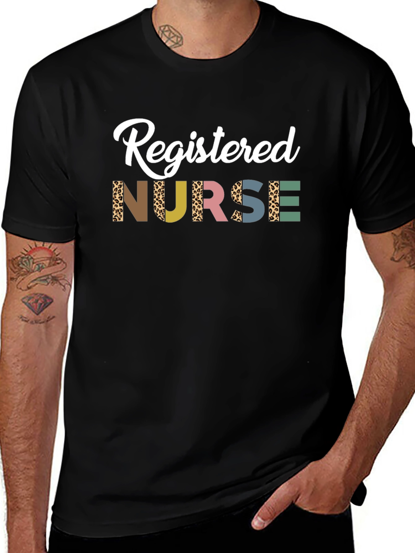 Variant 9 of Registered Nurse Graphic T-Shirt