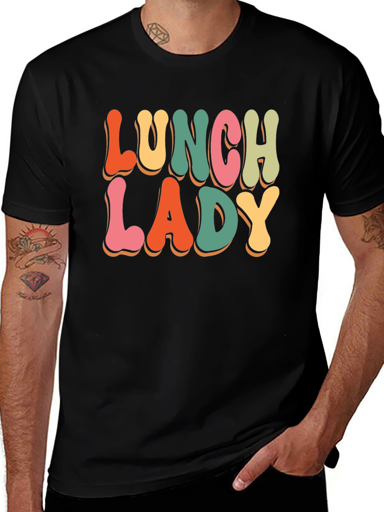 Variant 8 of Lunch Lady Retro T-Shirt