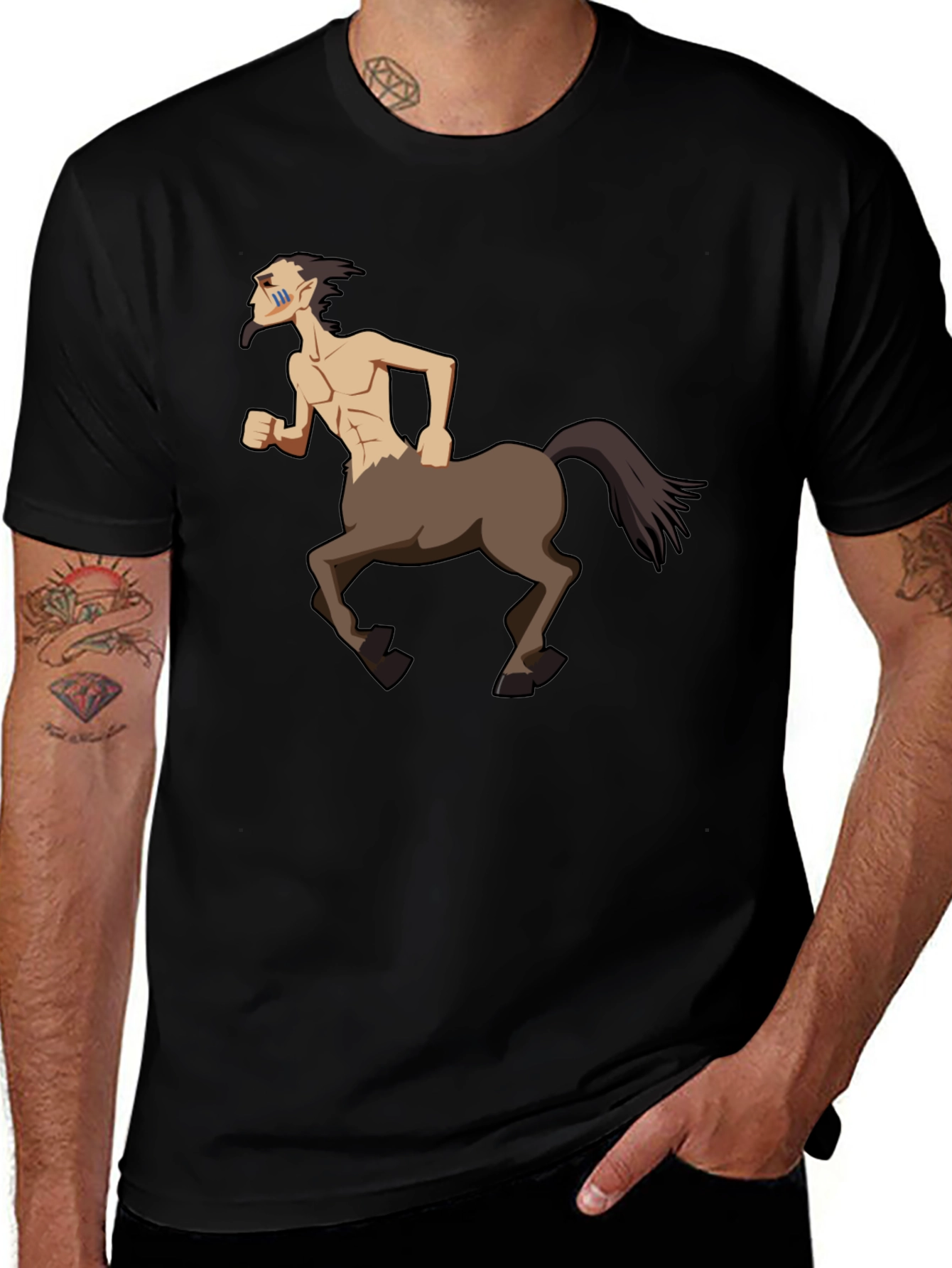 Variant 4 of Centaur Graphic Tee - Mythical Creature Shirt