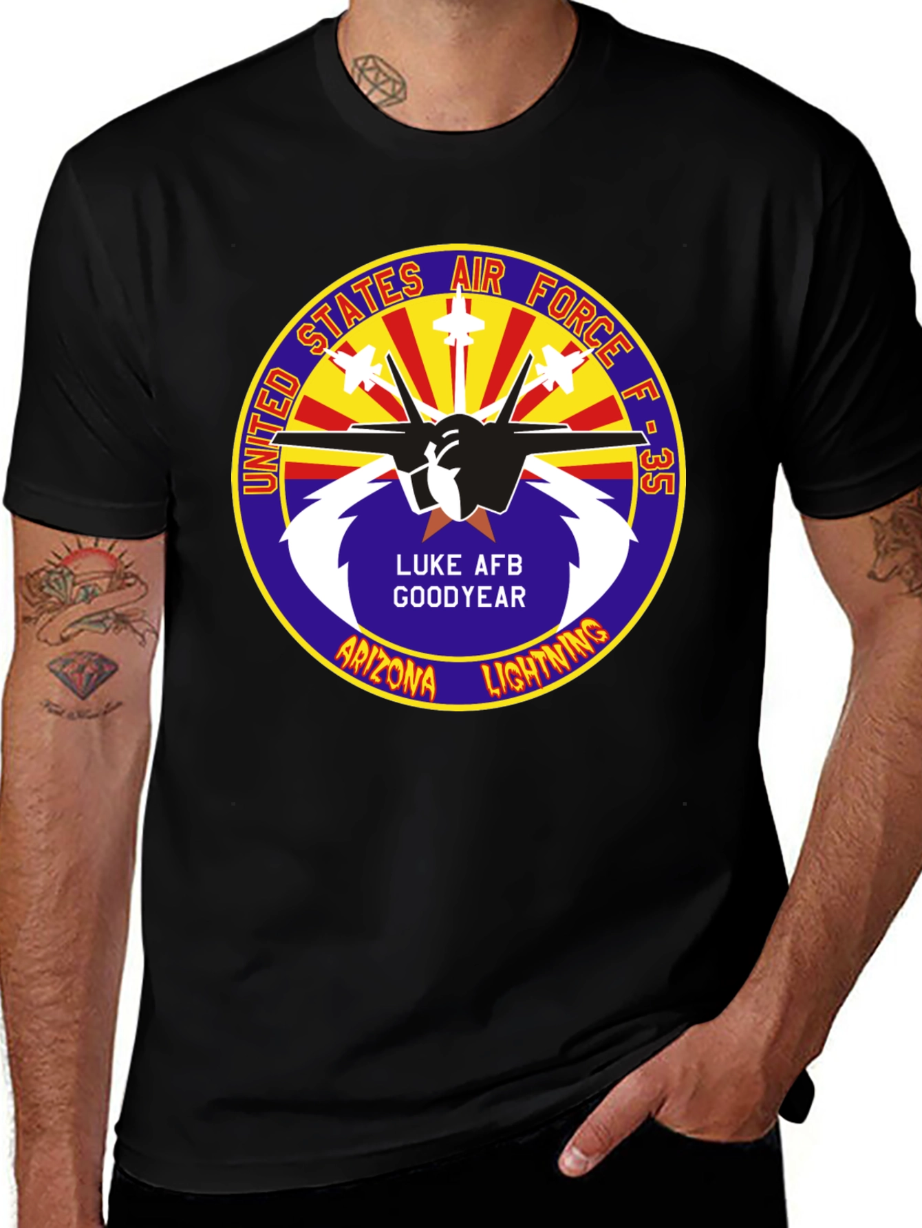 F-35 Lightning II Luke AFB Goodyear T-Shirt
