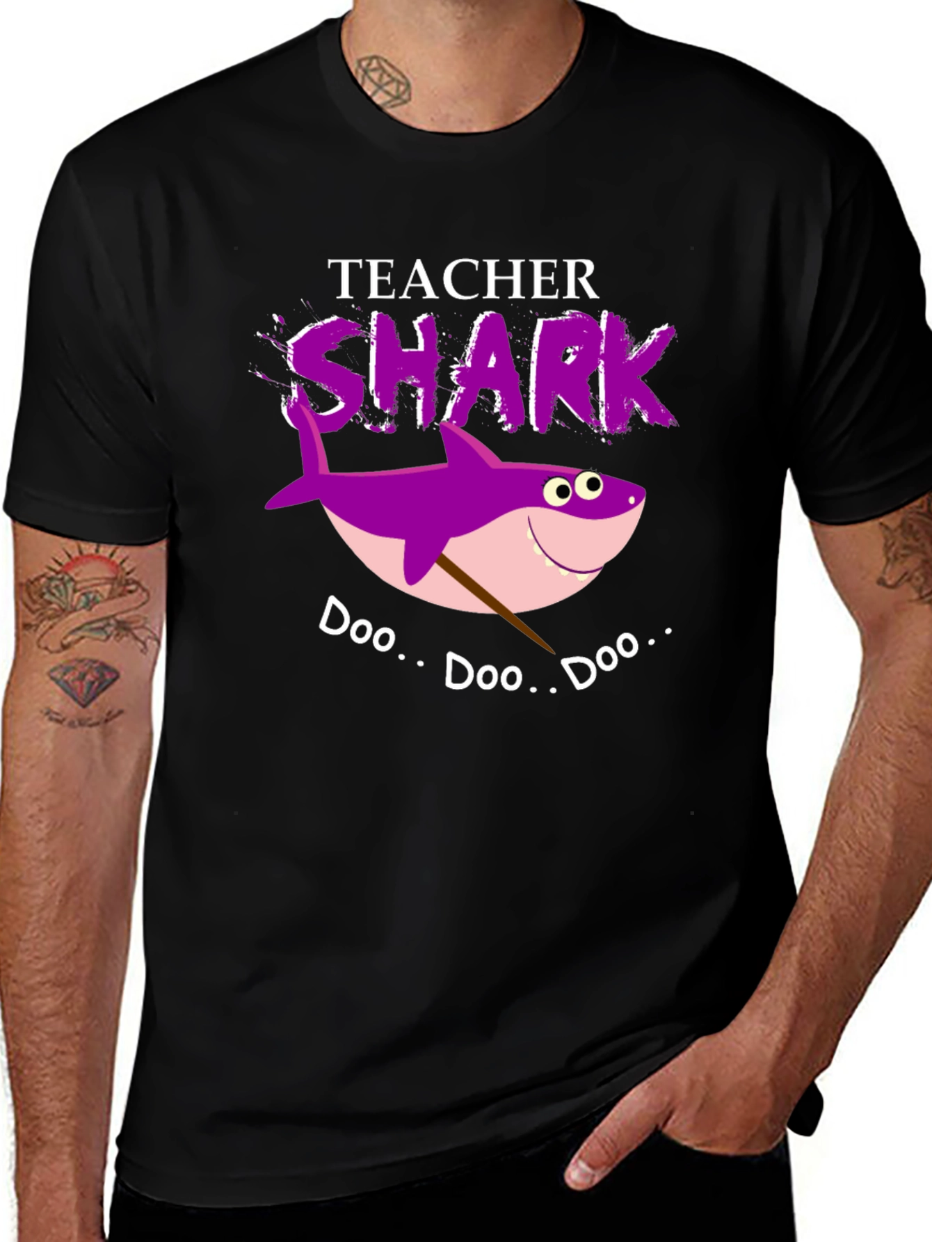 Variant 20 of Teacher Shark Doo Doo Doo T-Shirt