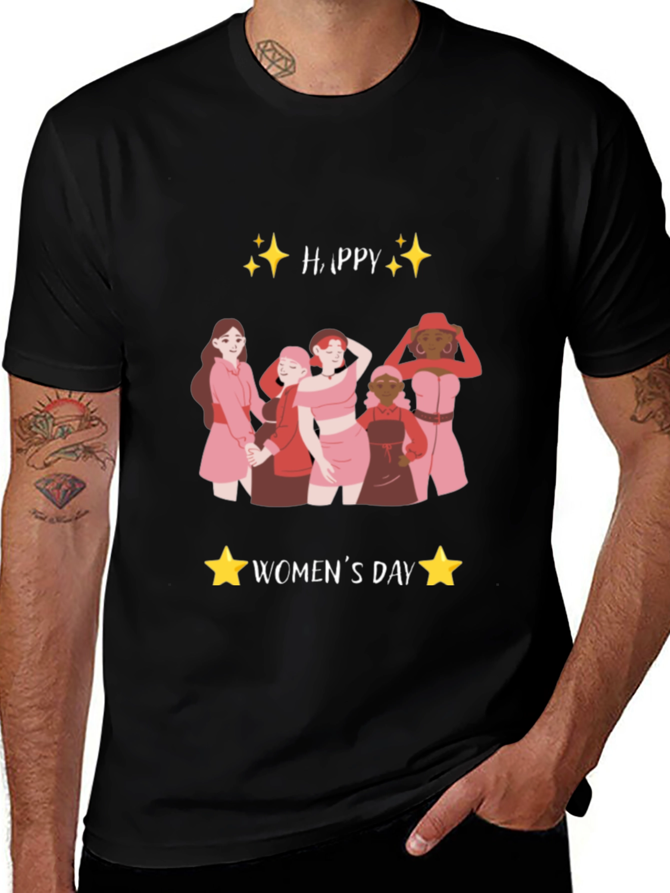 Variant 10 of Happy Women's Day Graphic Tee