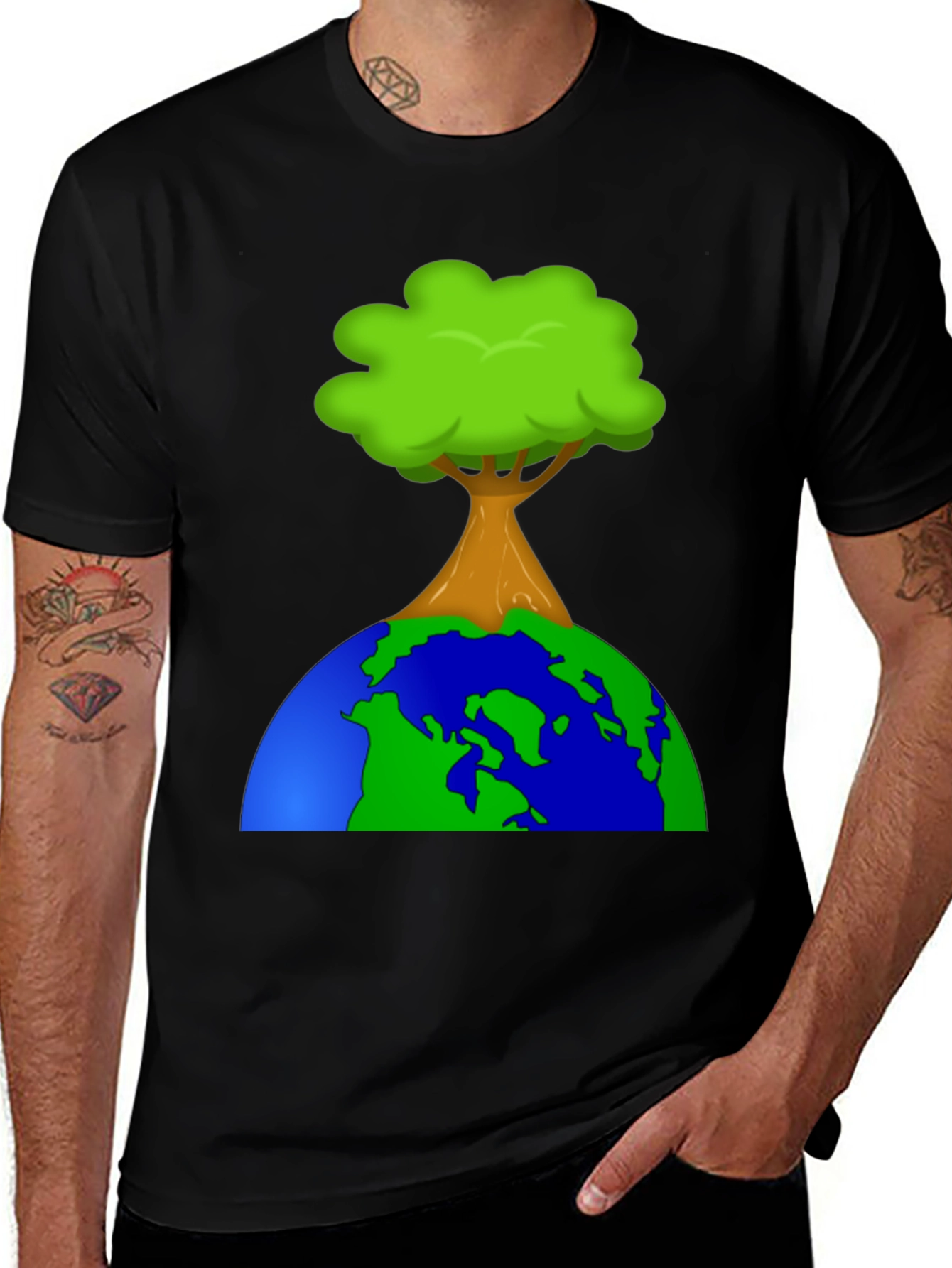 Variant 17 of Eco Earth Tree Graphic T-Shirt