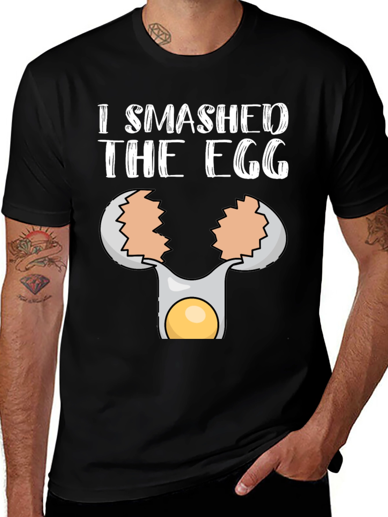 Variant 18 of I Smashed the Egg T-Shirt