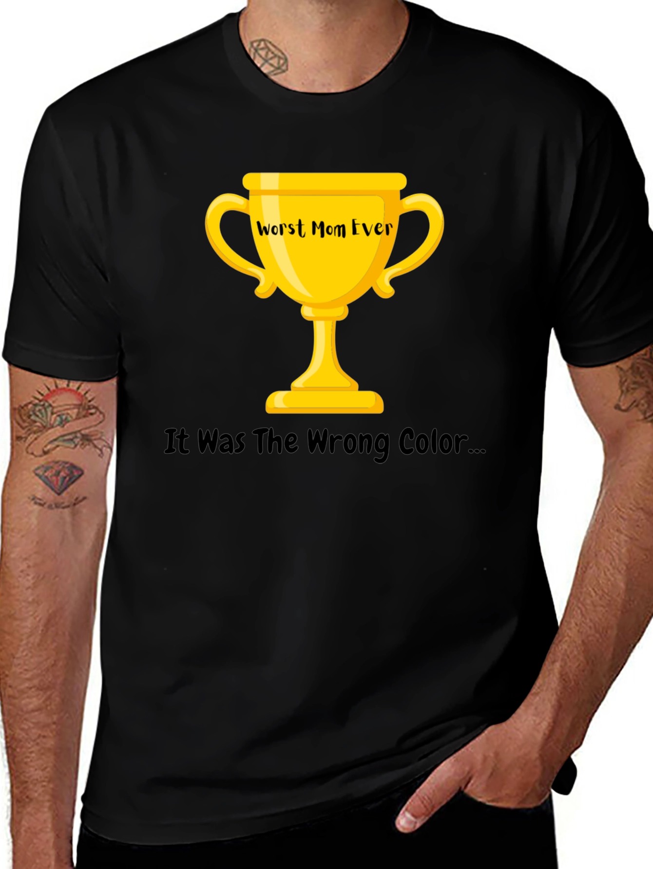 Variant 3 of Worst Mom Ever Trophy Graphic T-Shirt