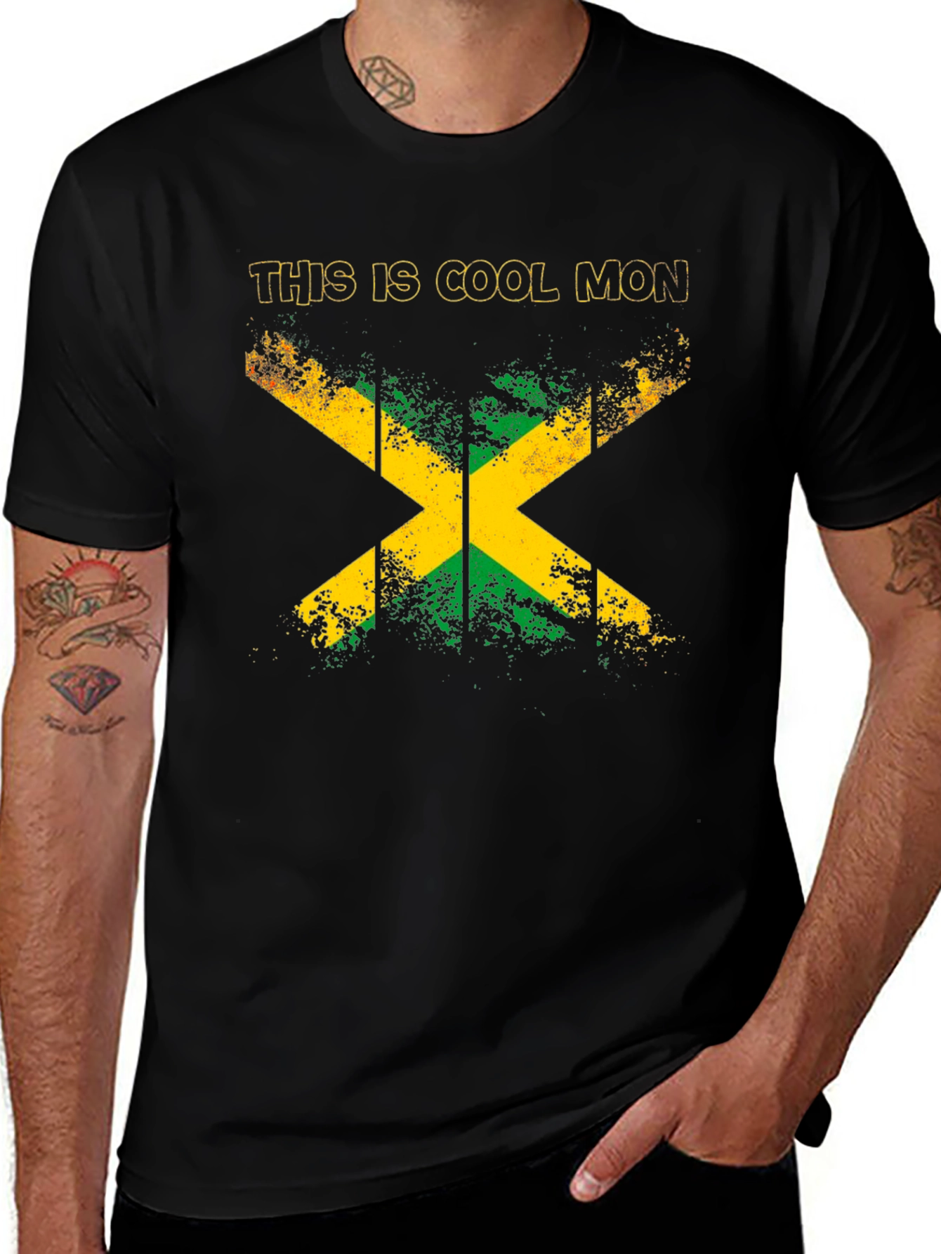 Cool Mon Jamaica Flag T-Shirt