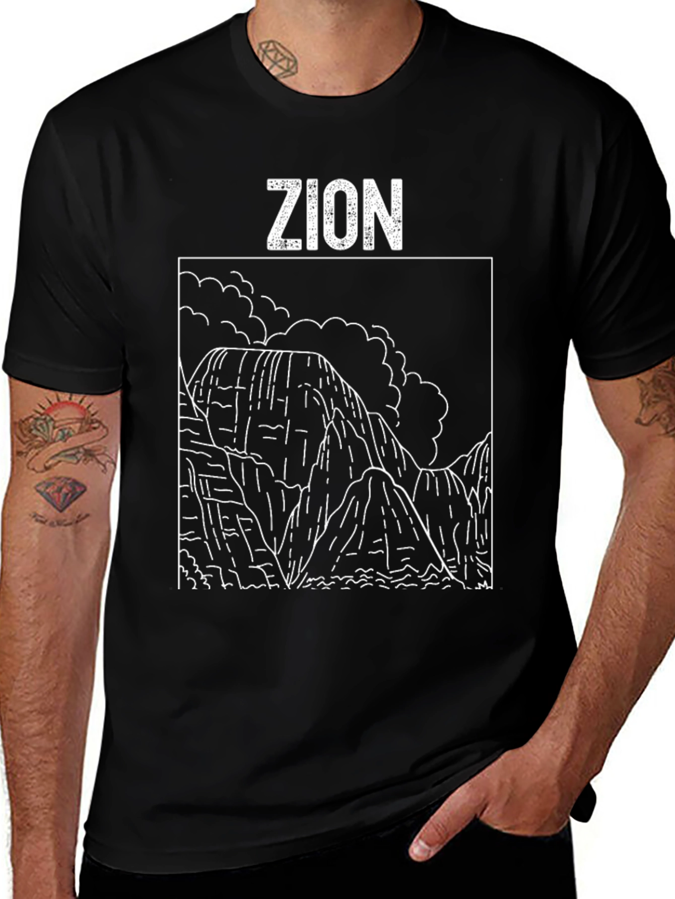 Zion Graphic Tee - Black Mountain Design