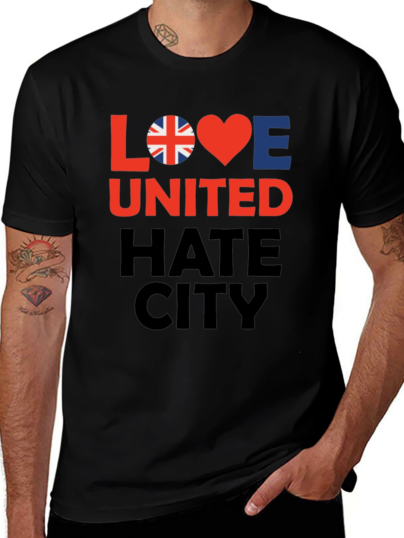 Variant 25 of Love United Hate City Graphic T-Shirt