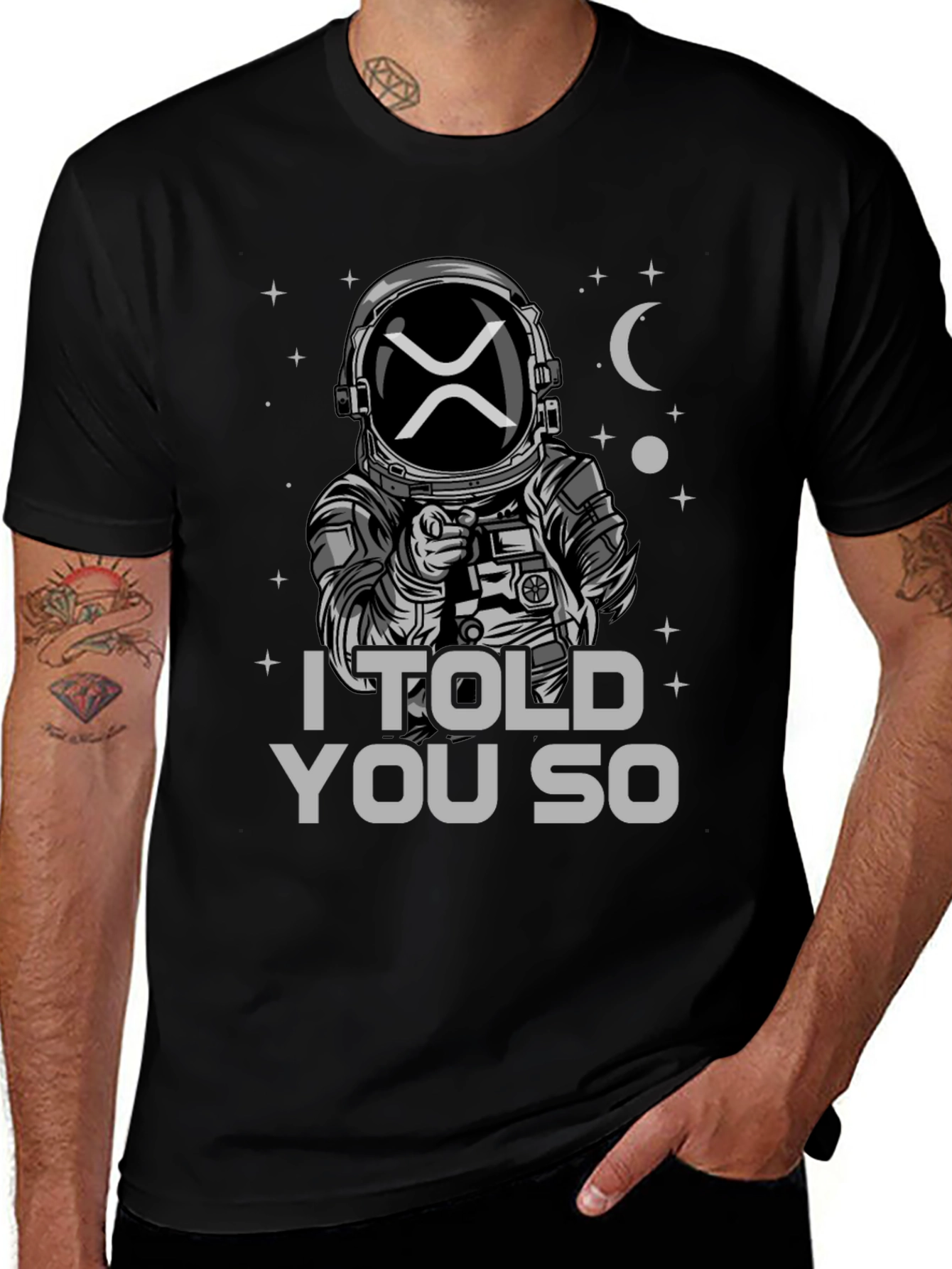 Ripple XRP Astronaut T-Shirt - I Told You So