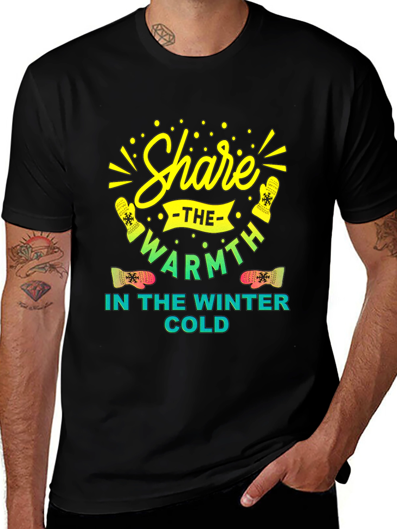 Variant 3 of Share The Warmth Winter Graphic Tee