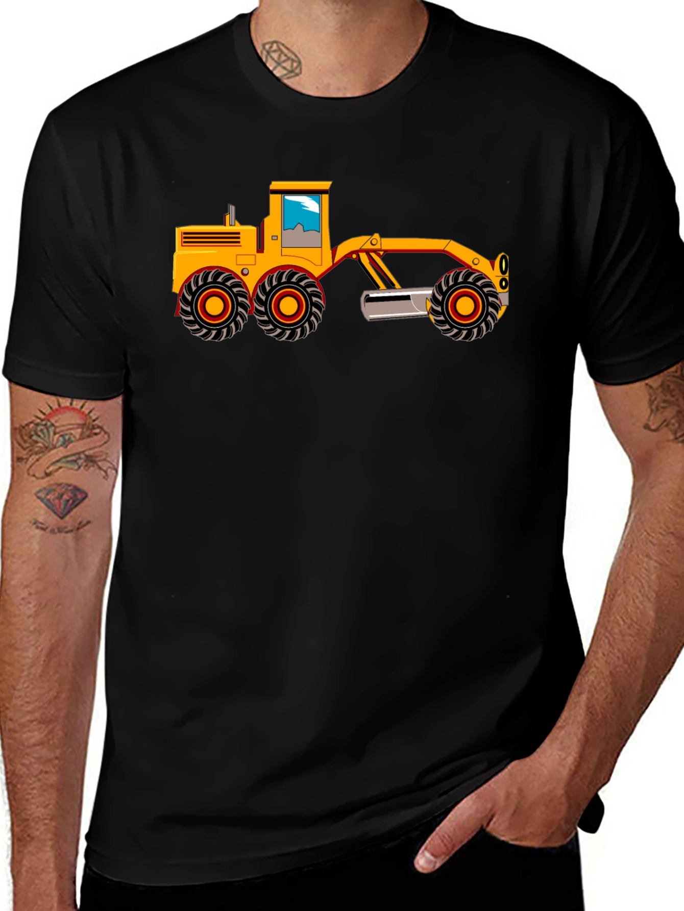 Road Grader T-Shirt - Construction Vehicle Tee