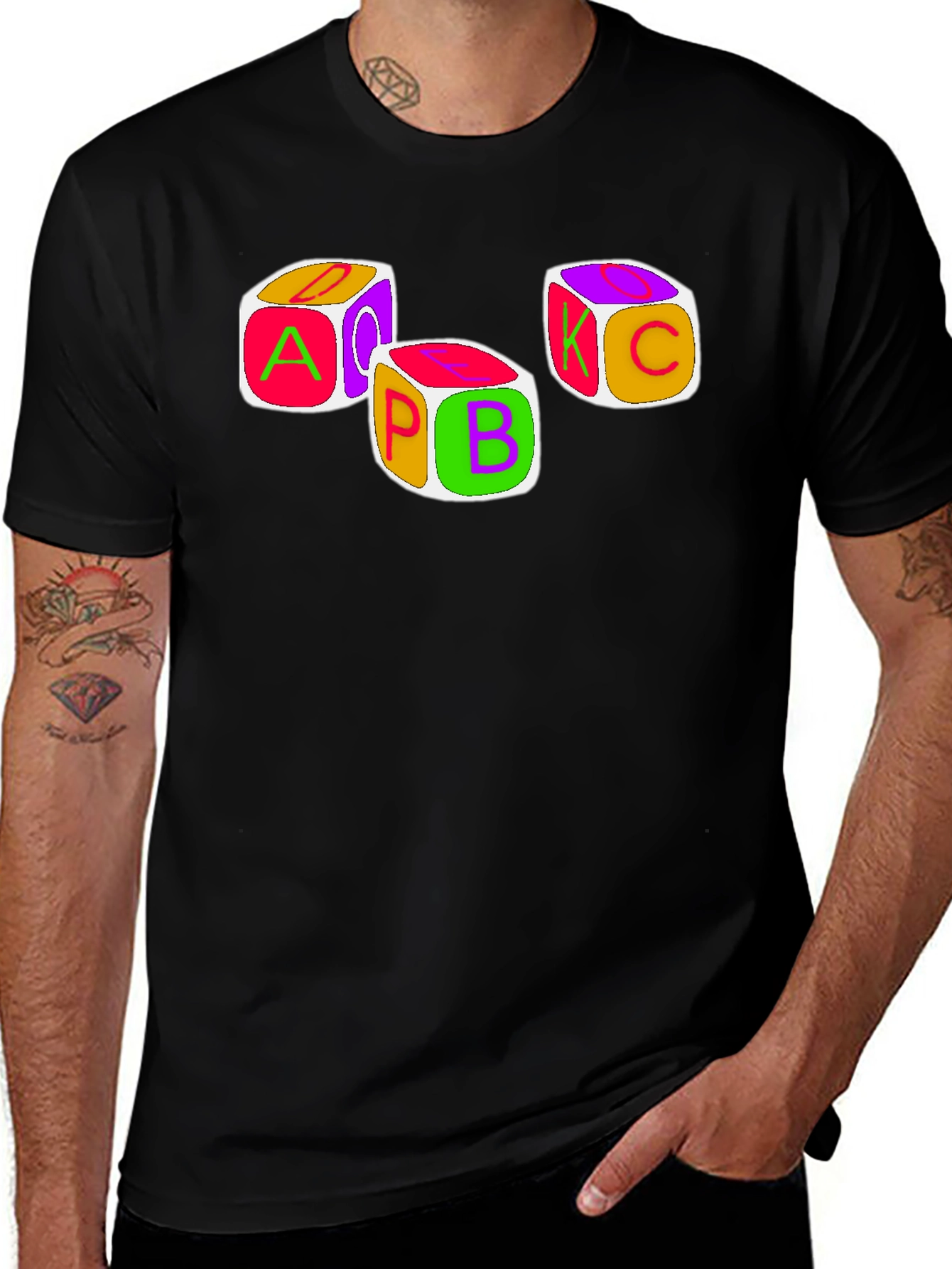 ABC Block Graphic Tee - Fun & Playful