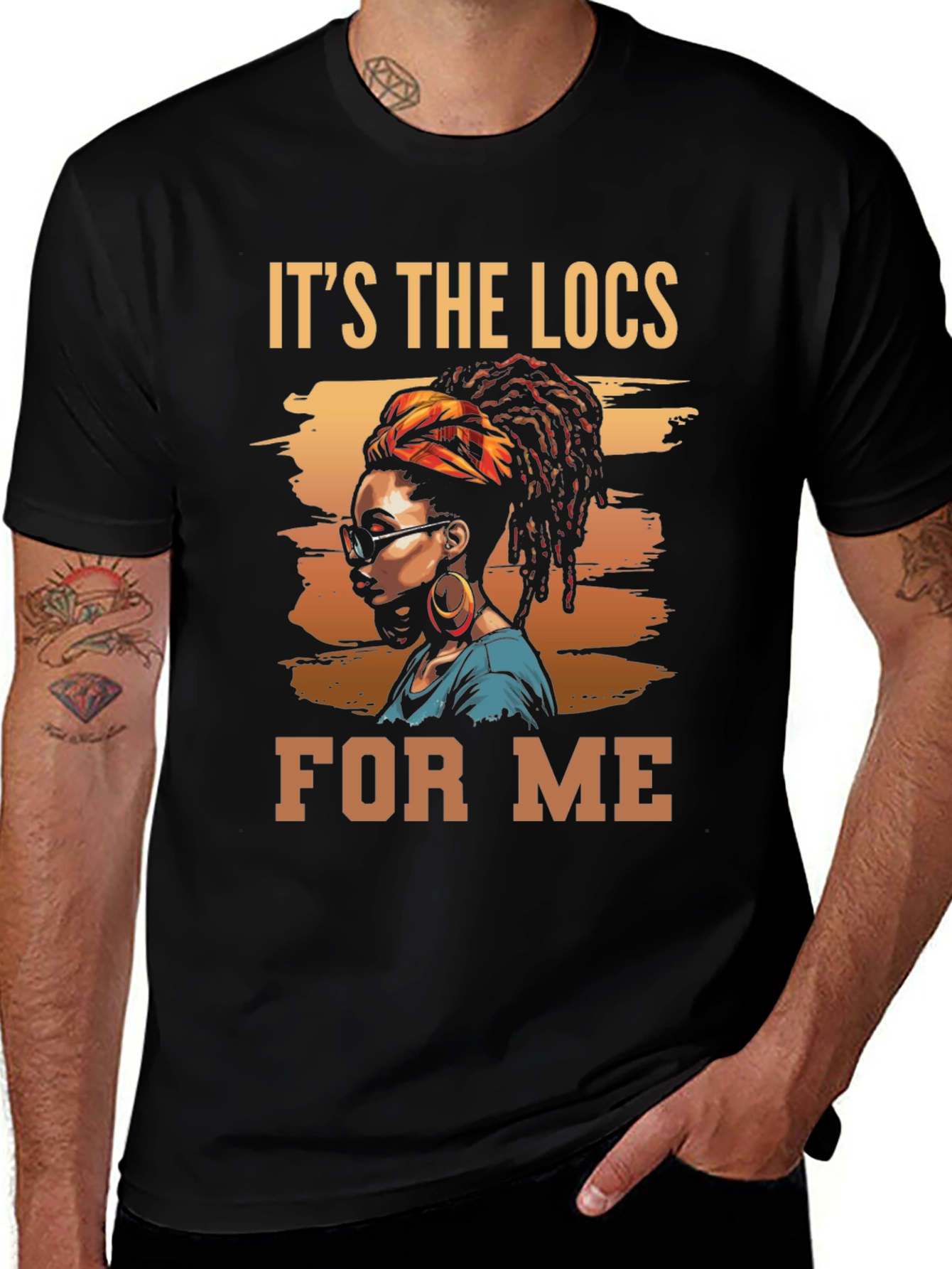 Variant 19 of It's the Locs for Me Graphic T-Shirt