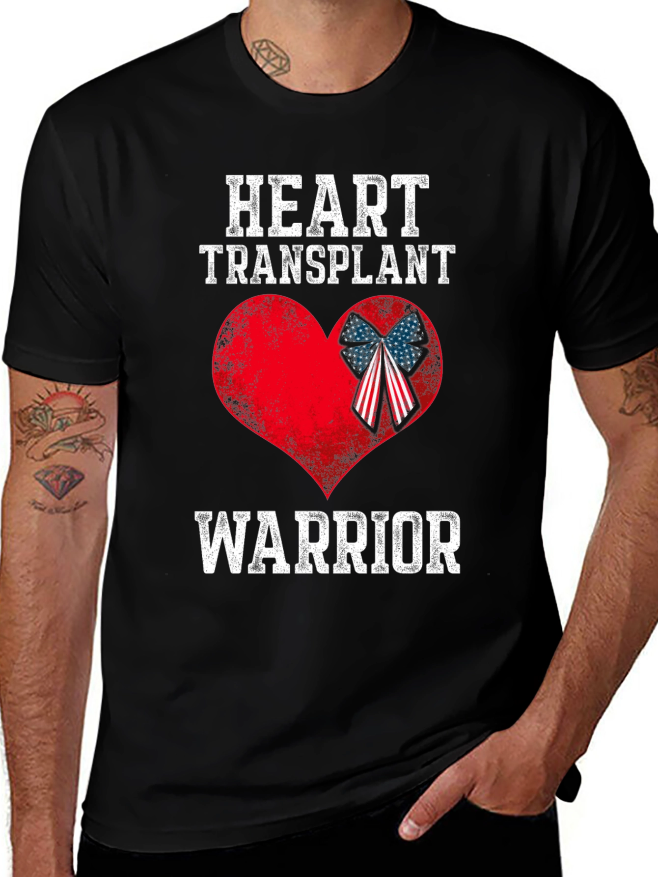Variant 9 of Heart Transplant Warrior T-Shirt