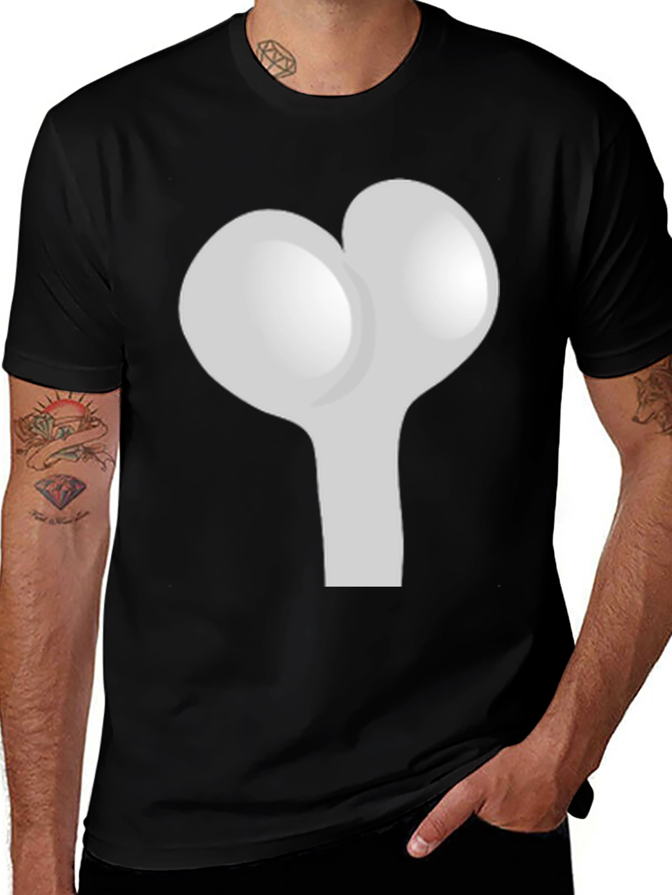 Variant 21 of Funny Bone Graphic Tee - Novelty Anatomy T-Shirt