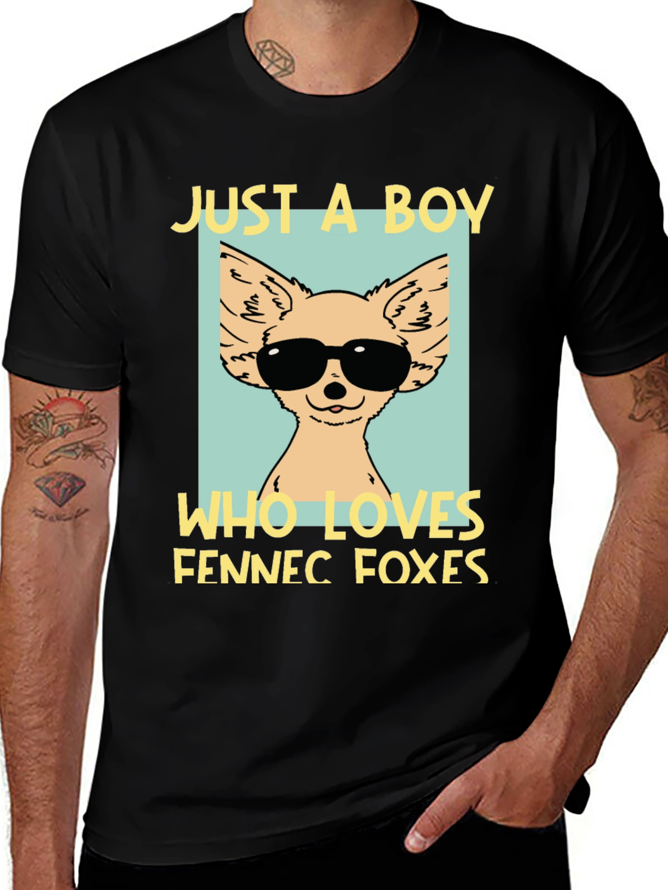 Fennec Fox Lover T-Shirt: Just a Boy Who Loves Foxes