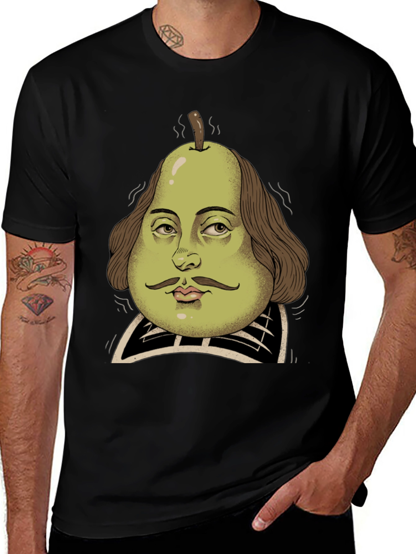 Variant 6 of Shakespeare Pear Graphic Tee