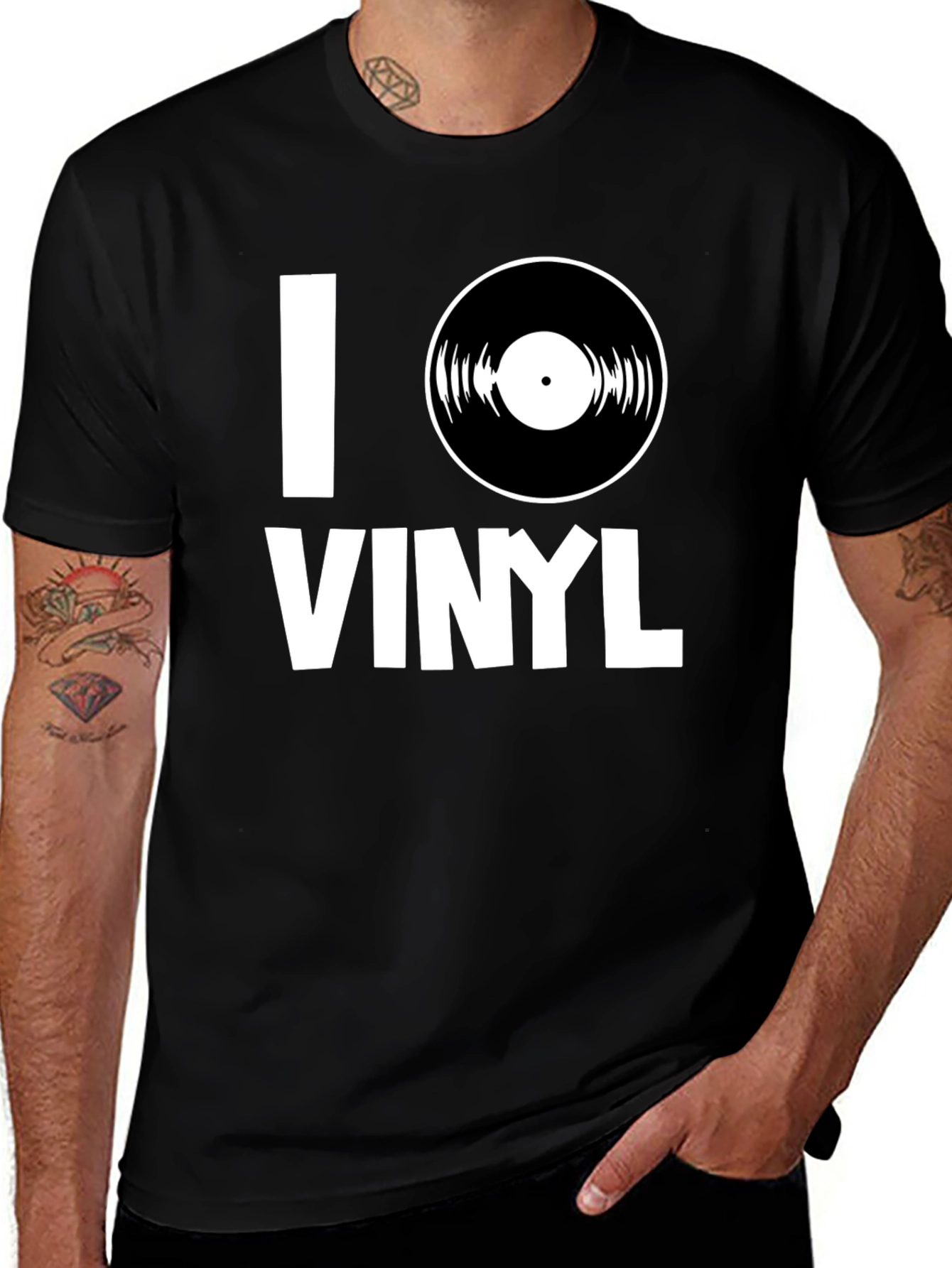 Variant 17 of I Love Vinyl T-Shirt - Music Lover Tee