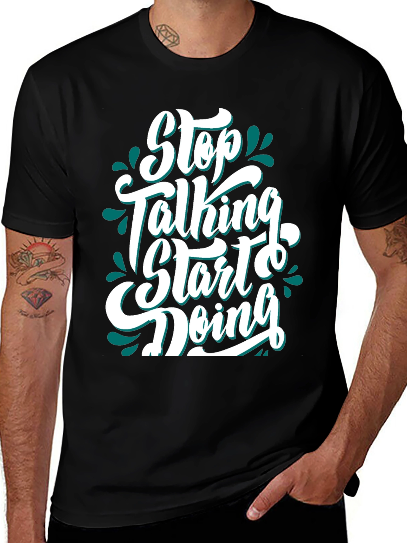 Variant 22 of Stop Talking Start Doing Graphic Tee