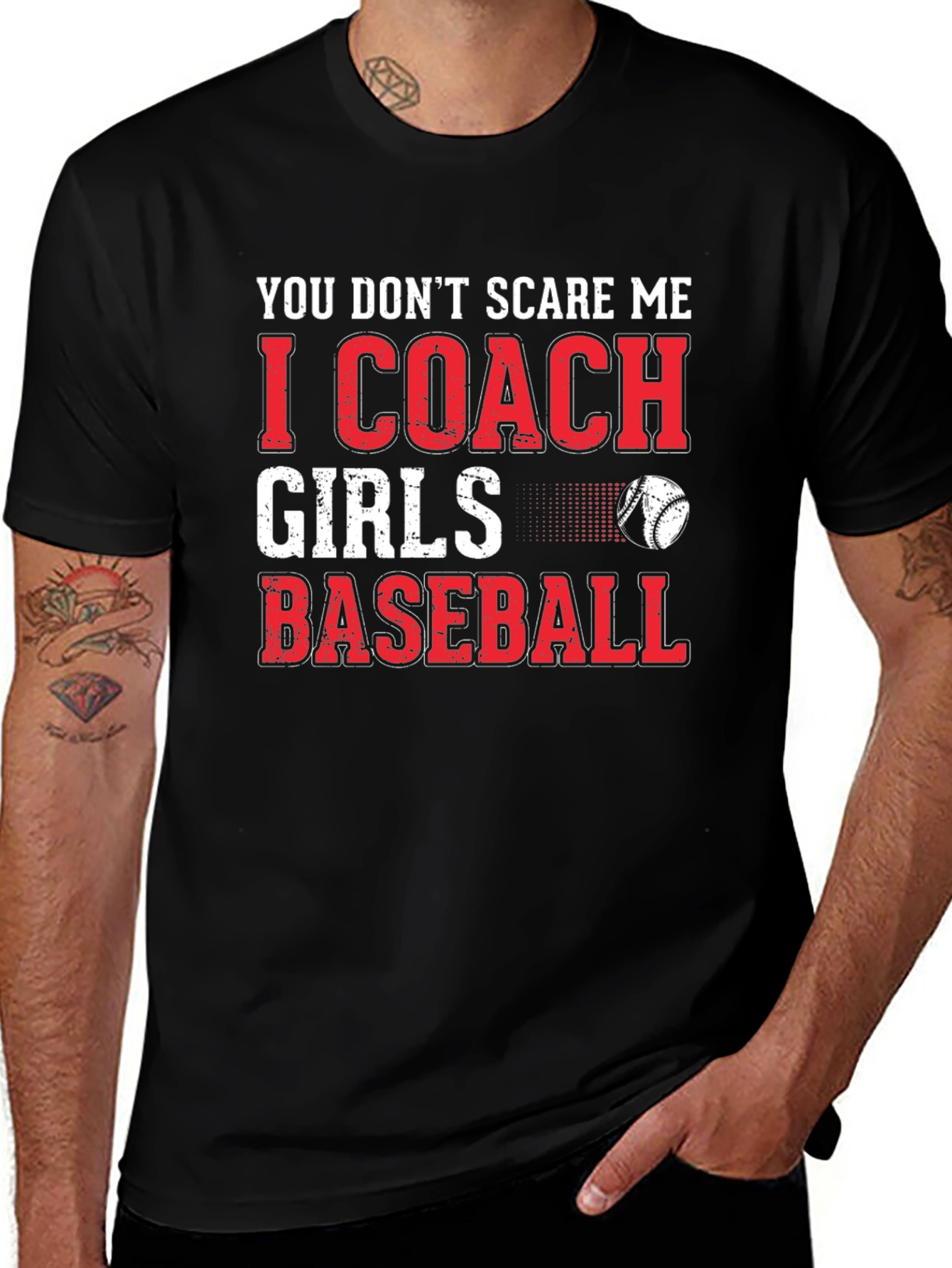Variant 25 of Coach Girls Baseball Graphic T-Shirt