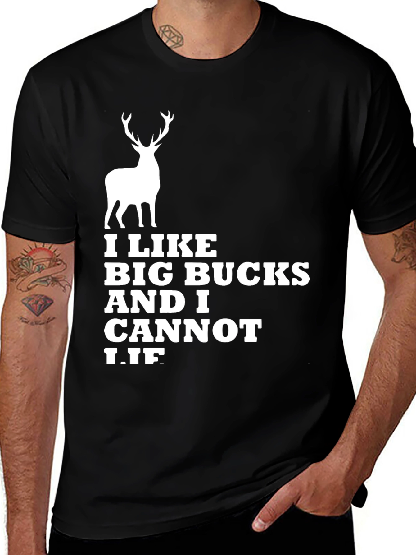 Variant 28 of I Like Big Bucks T-Shirt - Funny Hunting Tee