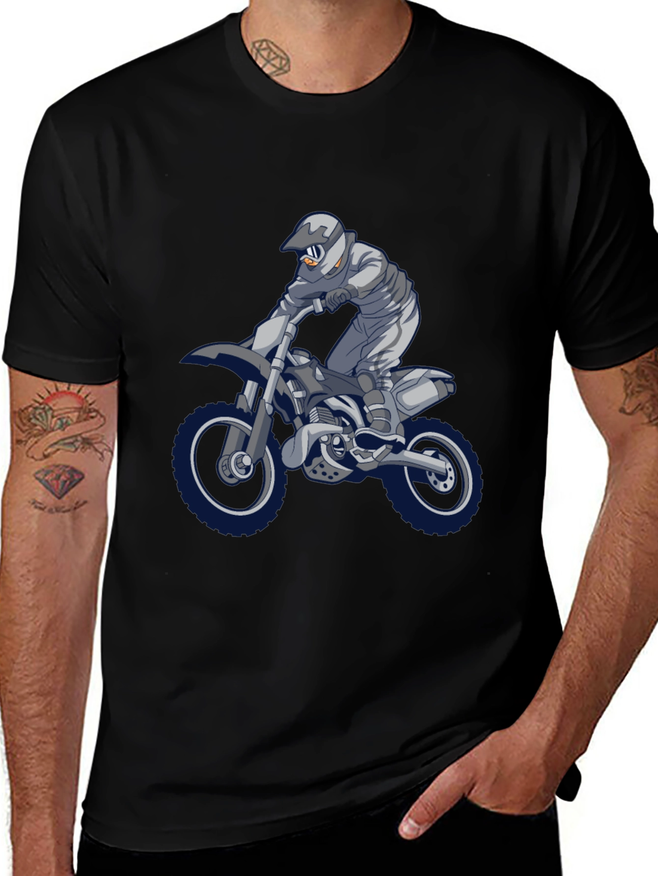 Variant 28 of Dirt Bike Rider Graphic T-Shirt