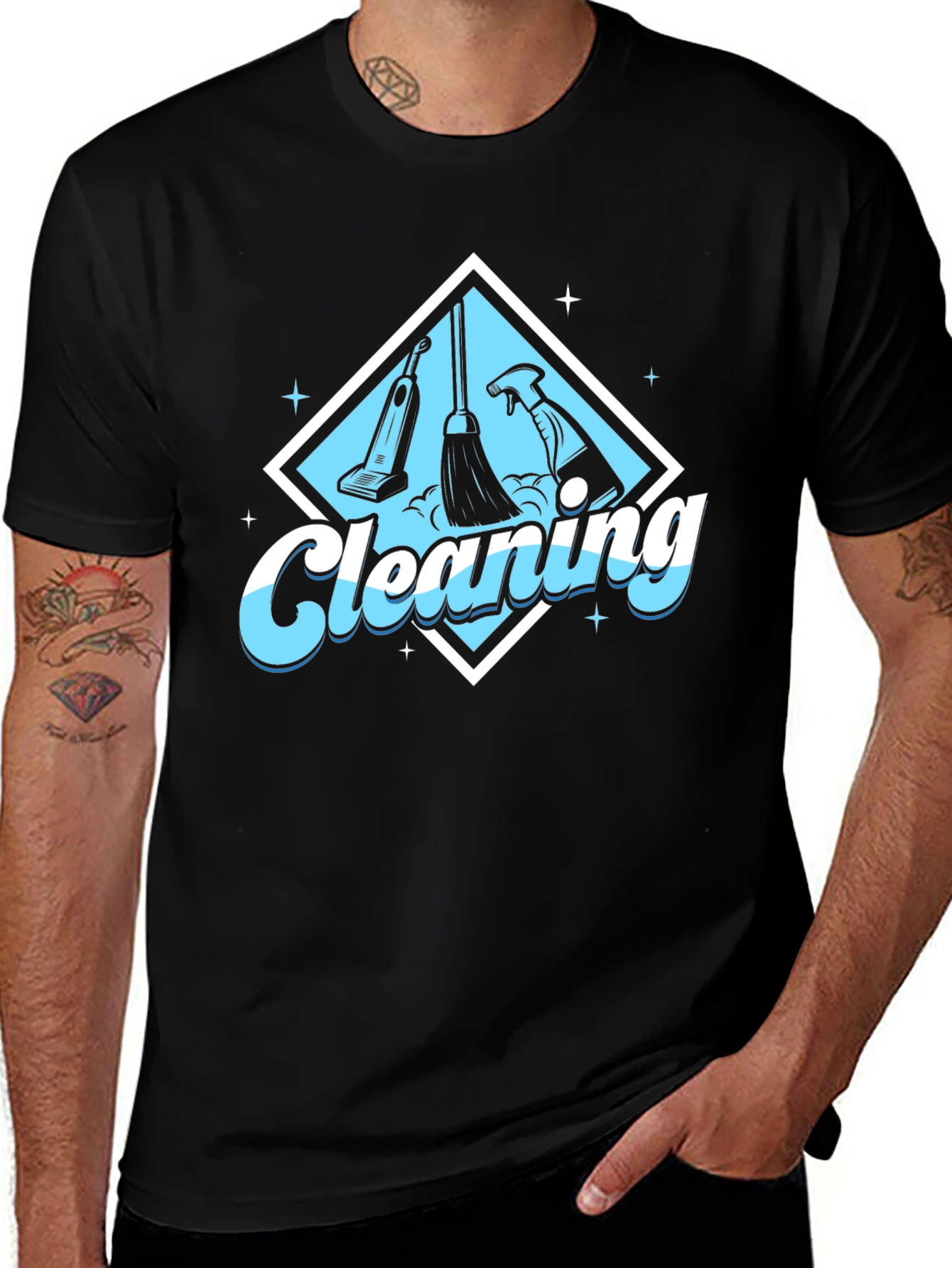 Cleaning Crew Graphic Tee