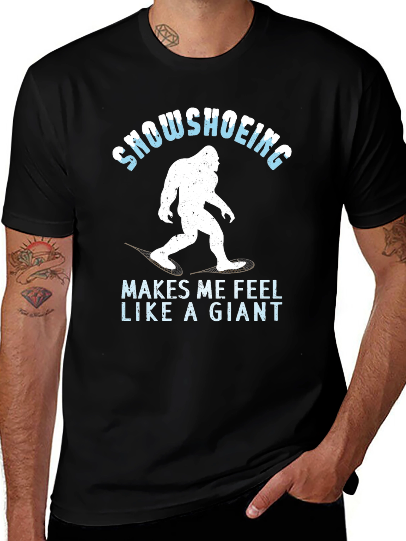 Snowshoeing Makes Me Feel Like A Giant T-Shirt