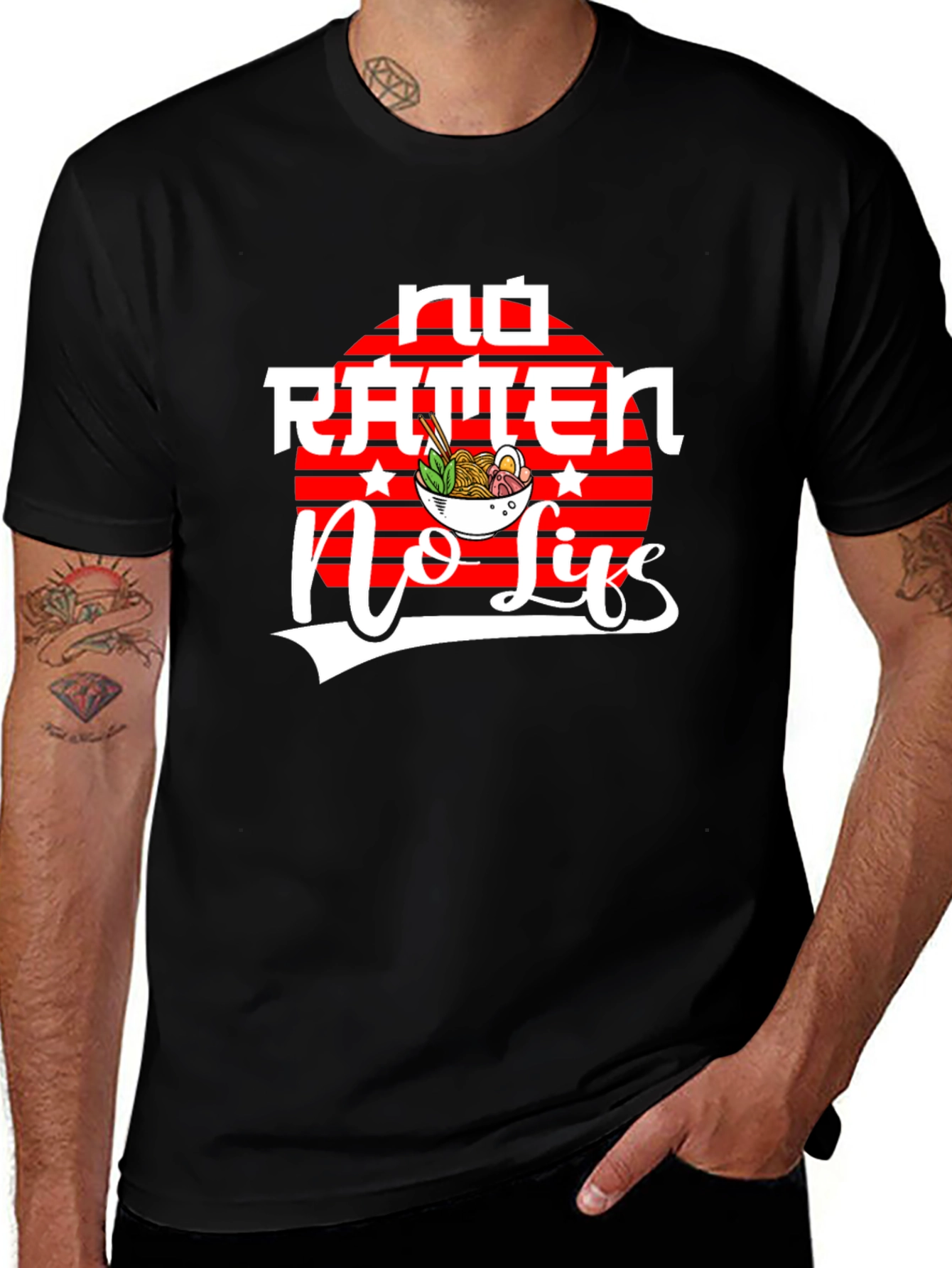 Variant 5 of No Ramen No Life Graphic T-Shirt