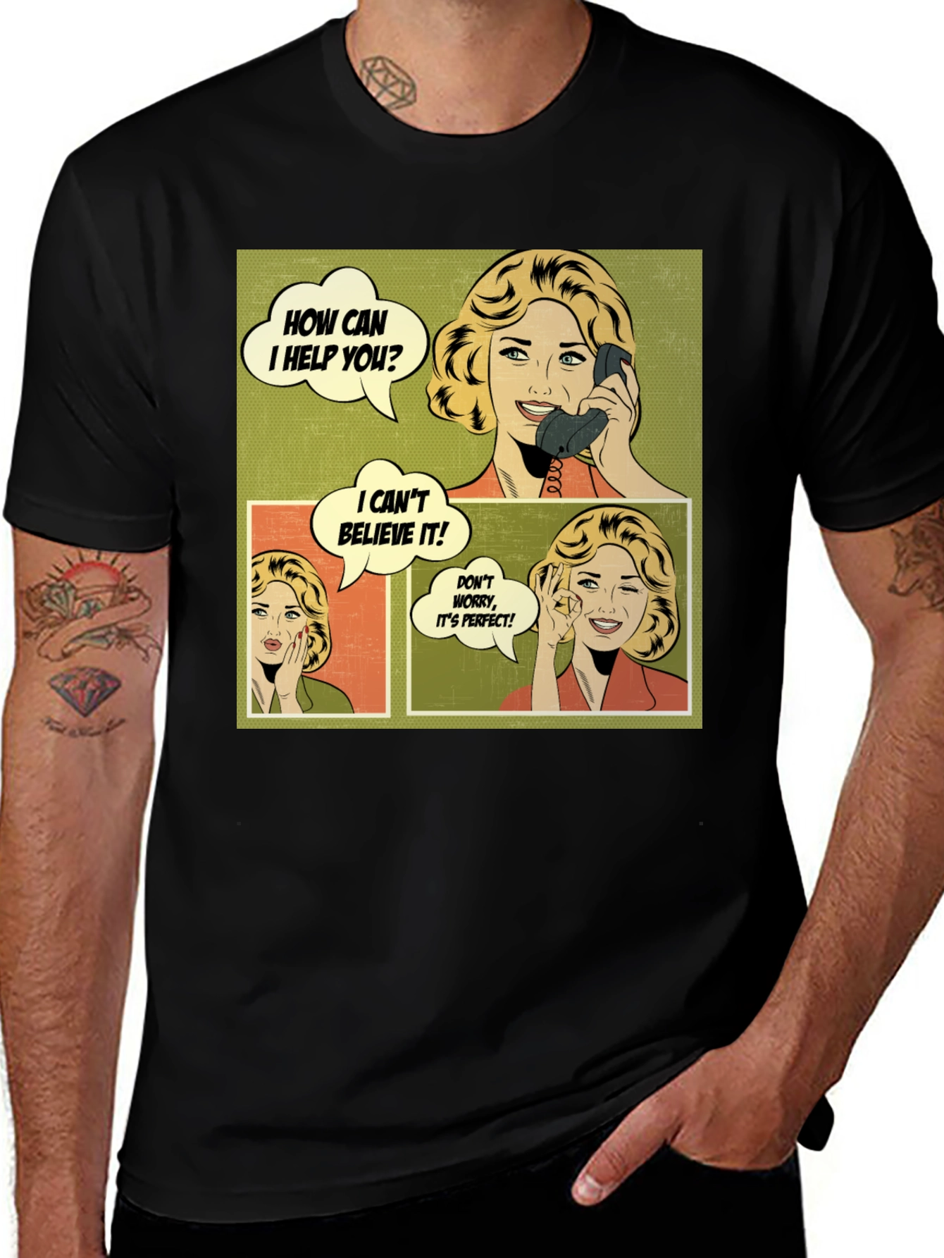 Retro Comic T-Shirt - Humor Graphic Tee