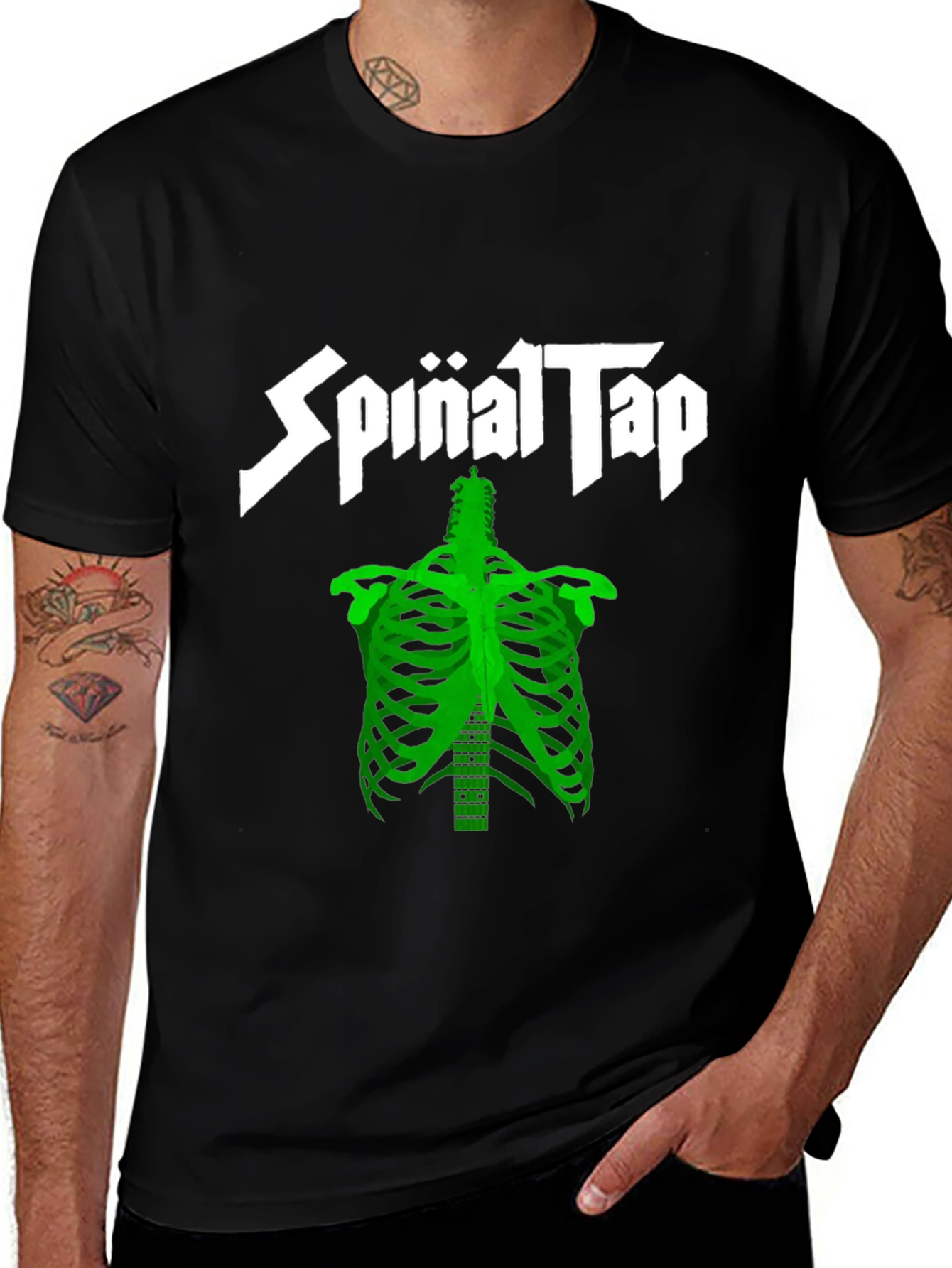 Spinal Tap Ribcage Guitar T-Shirt