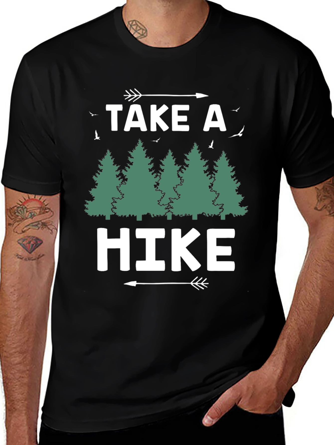 Variant 5 of Take a Hike Graphic Tee - Nature Lover's Shirt