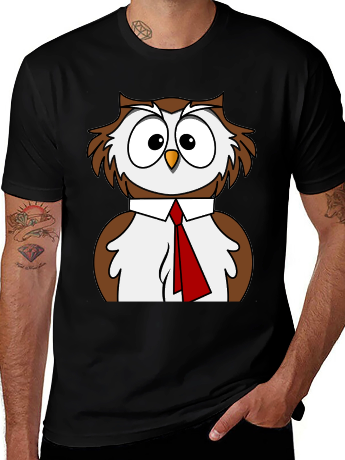 Variant 22 of Owl in Business Attire T-Shirt