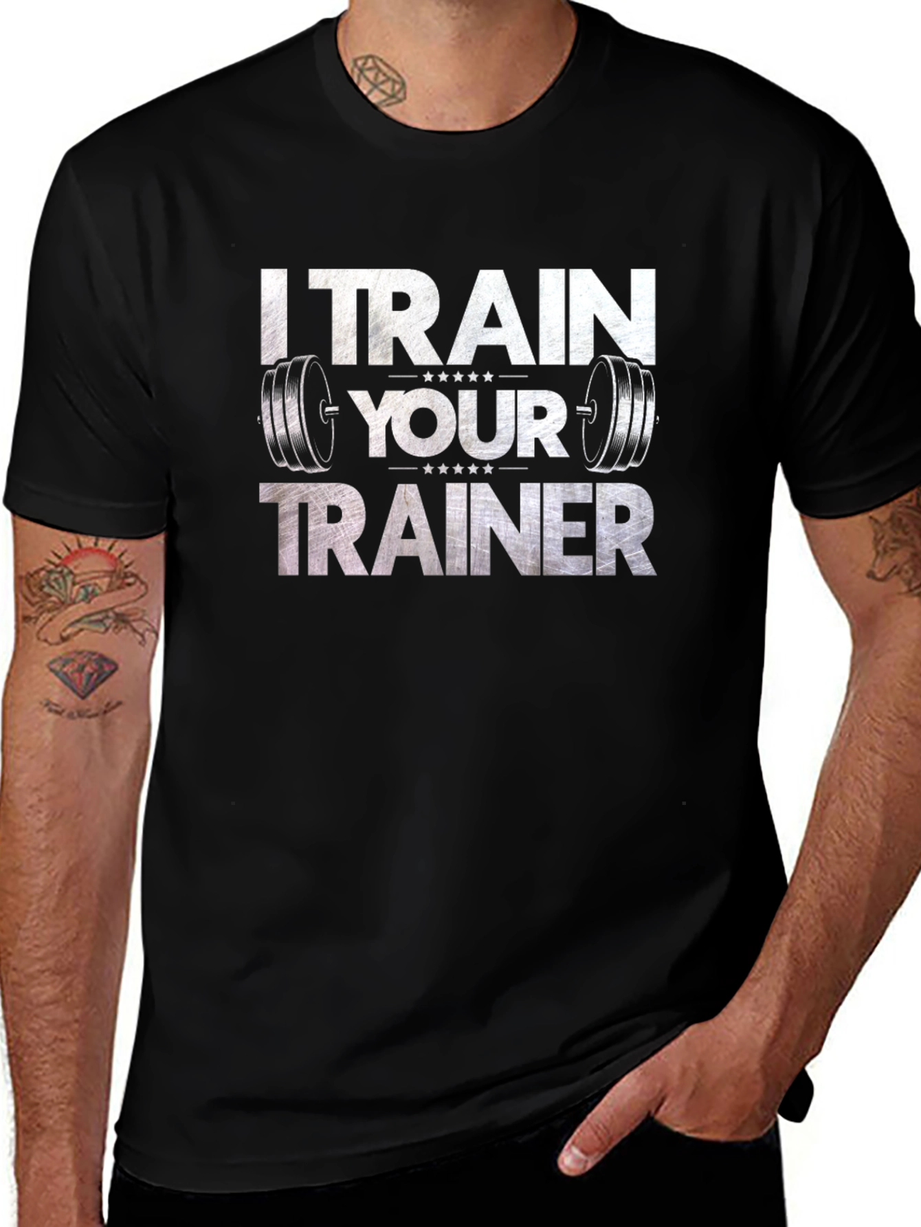 Variant 4 of I Train Your Trainer Graphic T-Shirt - Gym Workout Tee